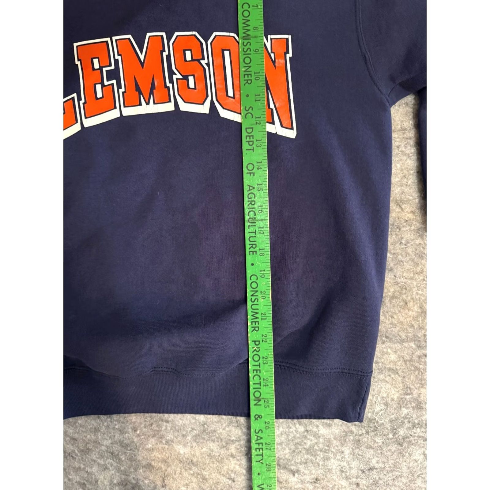 Soffe VINTAGE Clemson Tigers Sweatshirt XL Soffe Heavy Sweats Navy Crewneck Size US XL / EU 56 / 4 - 5 Thumbnail