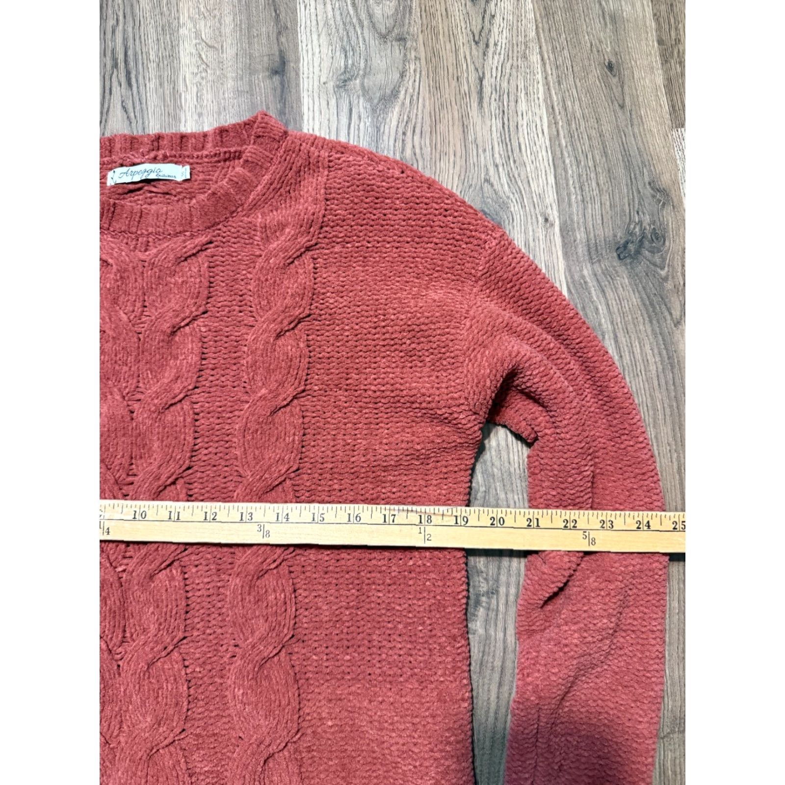 Vintage Arpeggio Sweater Women's Size Small Orange Knitwear Crewneck Pullover Size S / US 4 / IT 40 - 6 Thumbnail