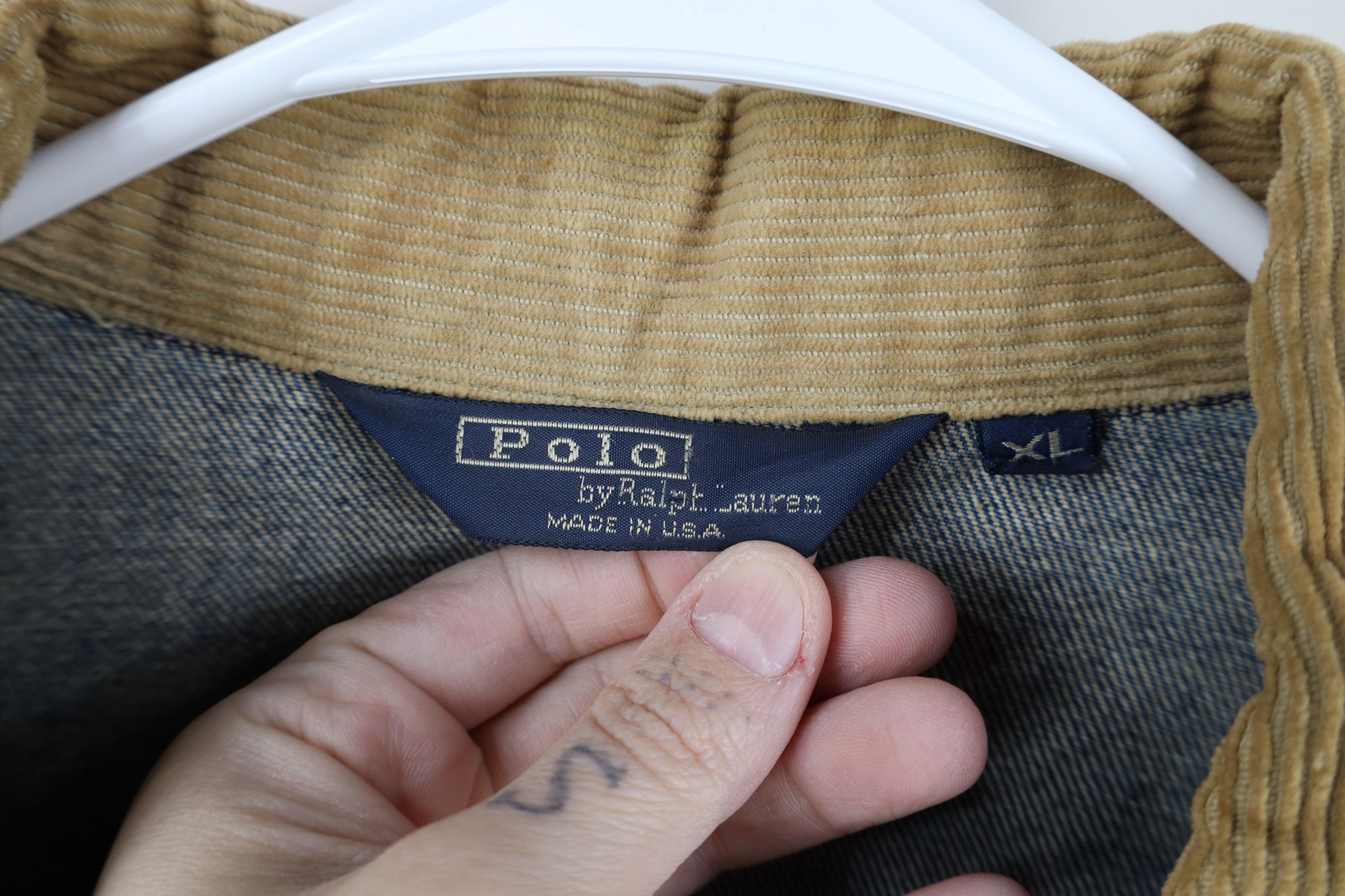 Ralph Lauren Vintage 70s 80s Ralph Lauren Denim Jean Trucker Jacket USA Size US XL / EU 56 / 4 - 8 Thumbnail