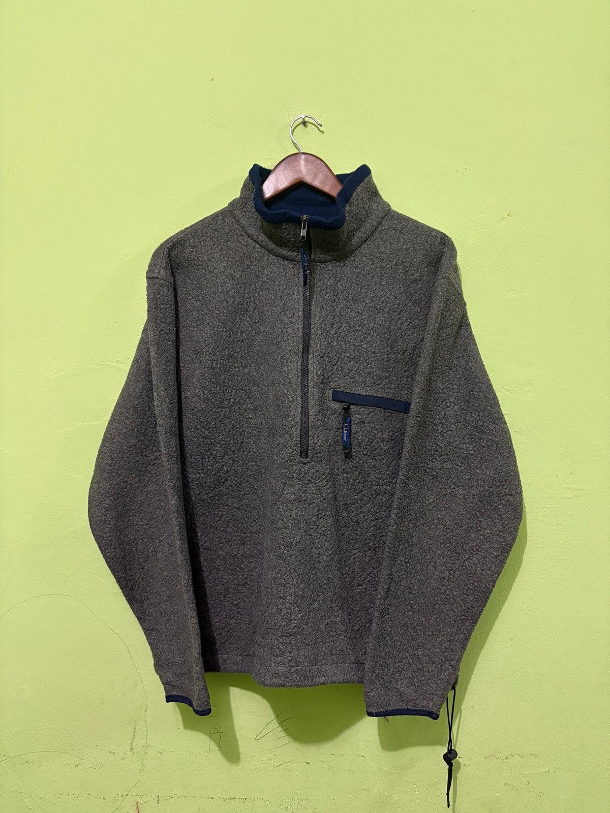 L.L. Bean Vintage 90’s L.L Bean Fleece Half Zipper Sweater Design Size US M / EU 48-50 / 2 - 1 Thumbnail