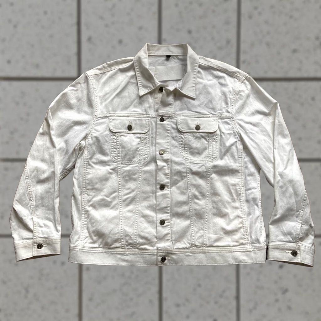 Banana Republic Banana Republic Jacket Mens XL White Twill Bomber Jacket Outdoor Classic Mill Valley Surplus Jace Size US XL / EU 56 / 4 - 1 Thumbnail