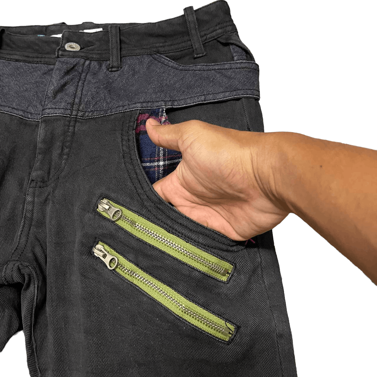 AMP Vintage AMP by Manydope Multi Pocket Zipper Pants Size US 32 / EU 48 - 8 Thumbnail