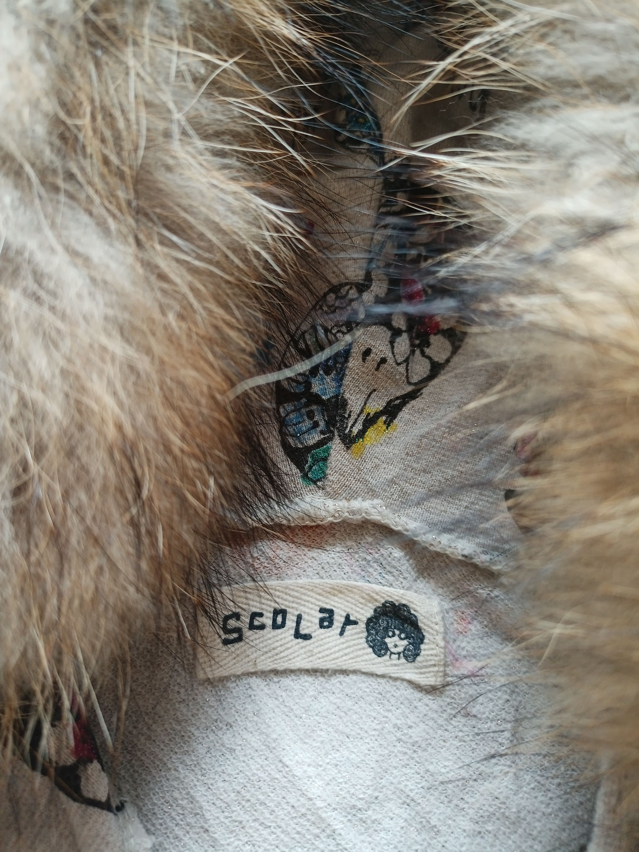Japanese Brand × Le Grande Bleu (L.G.B.) SCOLAR Skulls Fur Hoodie Size US M / EU 48-50 / 2 - 22 Thumbnail