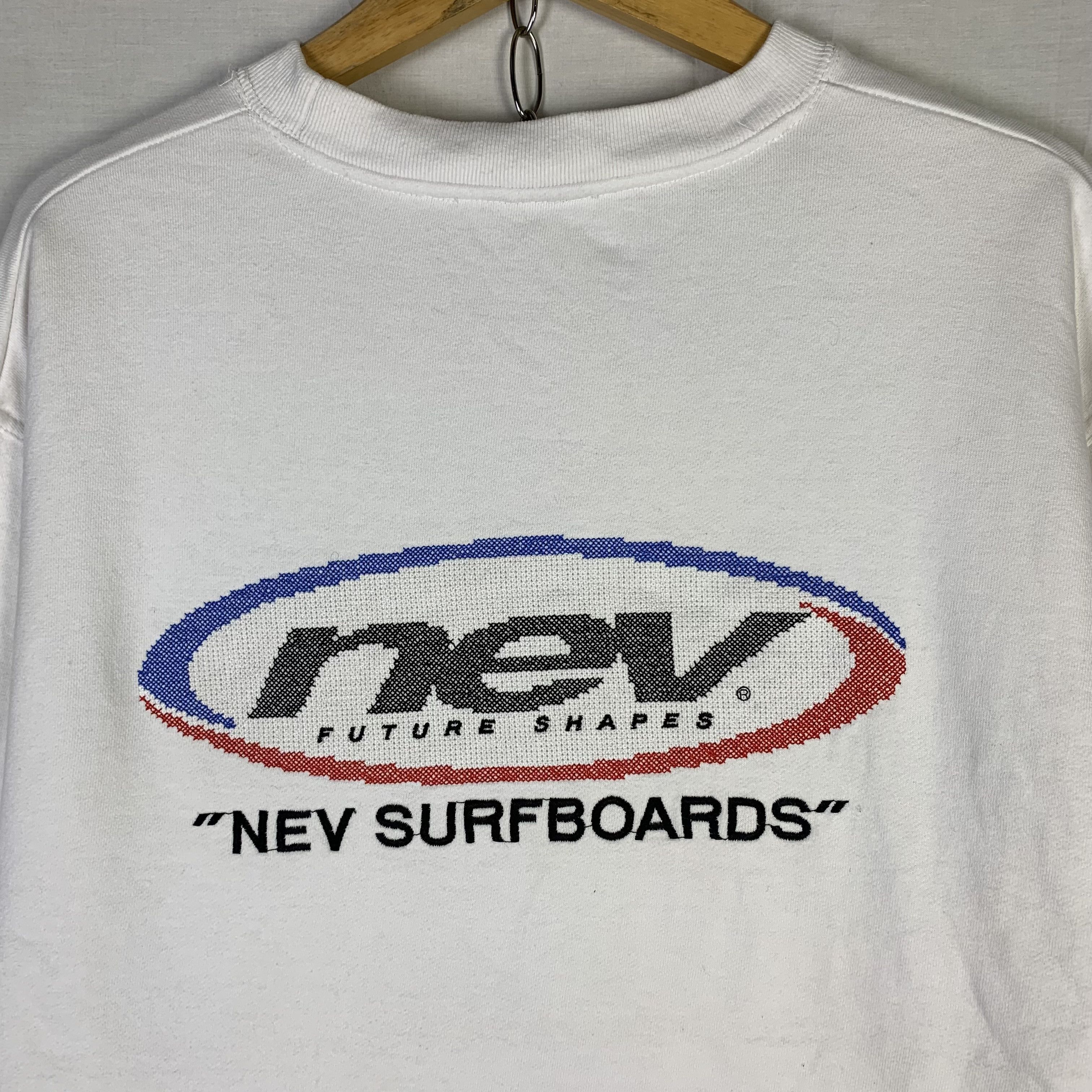 Vintage Nev Surfboards Sweatshirt Crewneck Size US L / EU 52-54 / 3 - 2 Thumbnail