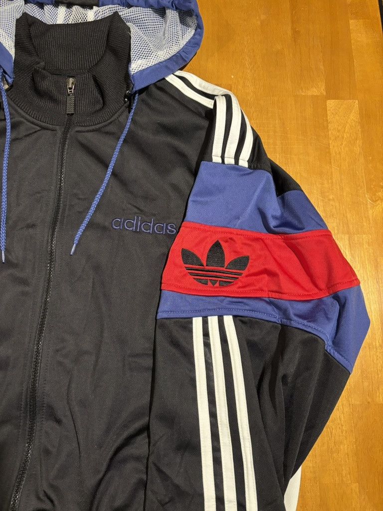 Adidas Vintage Team adidas Windbreaker Jacket Size US XL / EU 56 / 4 - 4 Thumbnail