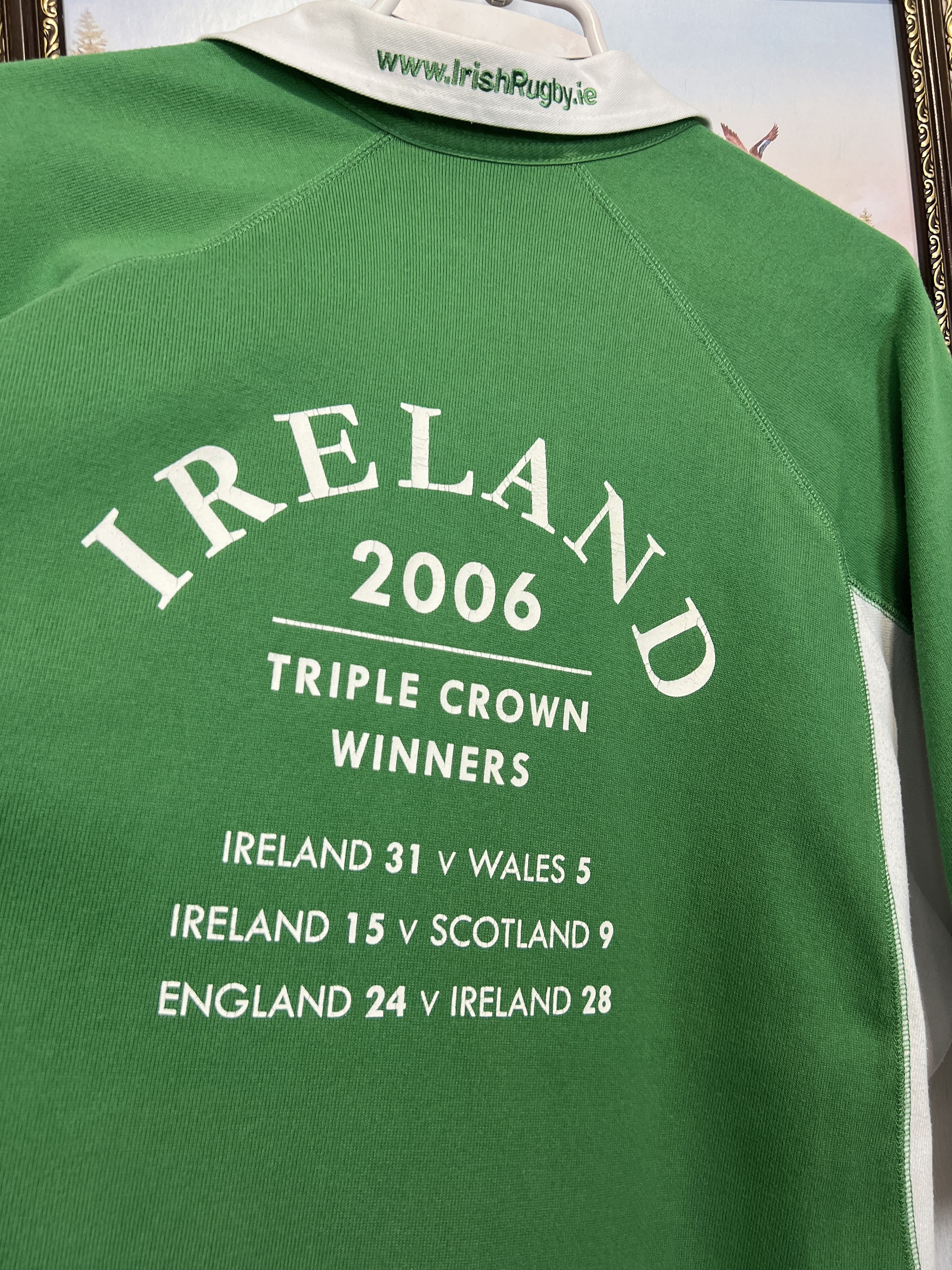 Vintage Canterbury Ireland Triple Crown Winners Rugby Shirt Jersey Size US XL / EU 56 / 4 - 9 Thumbnail