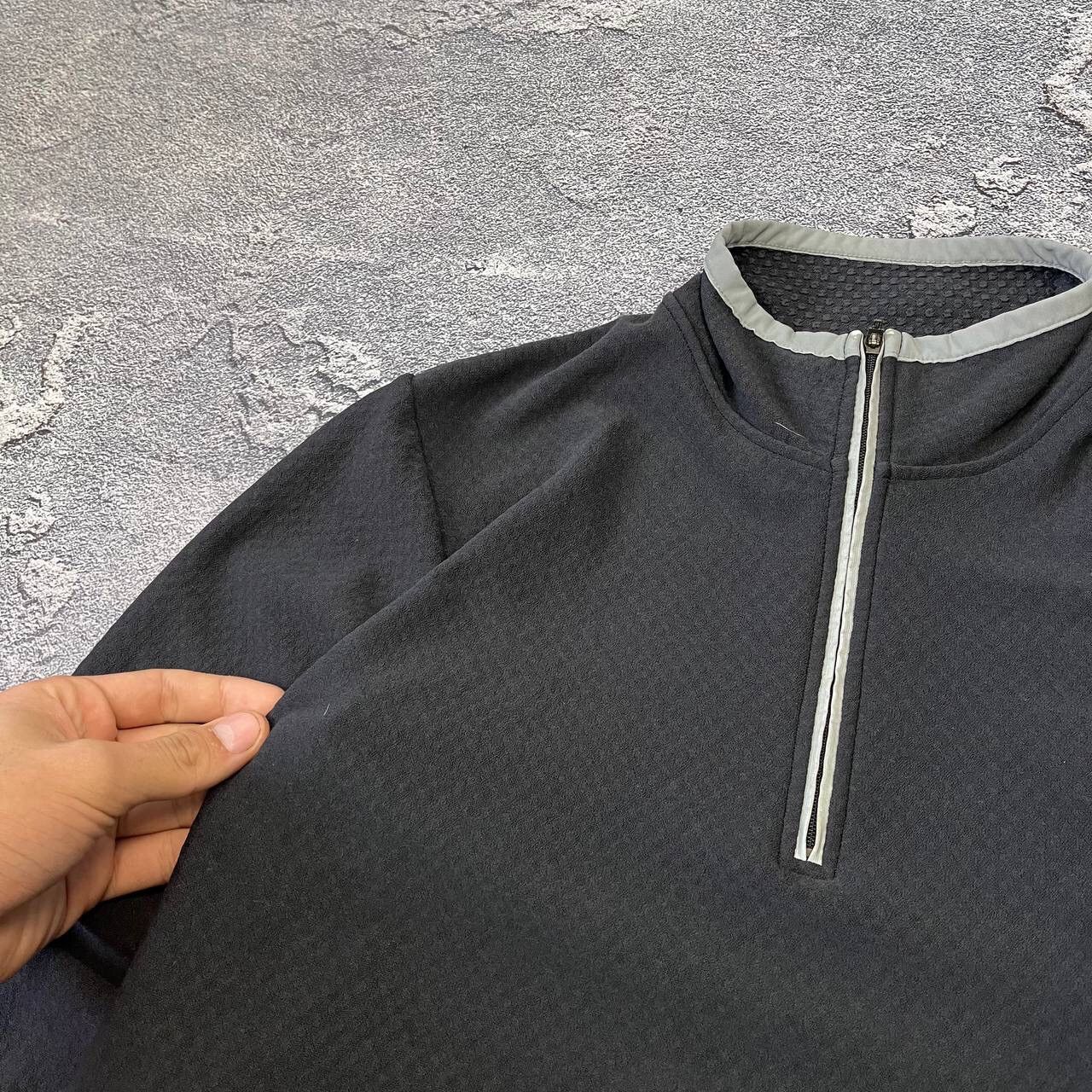 Nike Vintage 90s Nike Fleece Jacket 1/3 Zip up small logo Mens Size US S / EU 44-46 / 1 - 11 Thumbnail