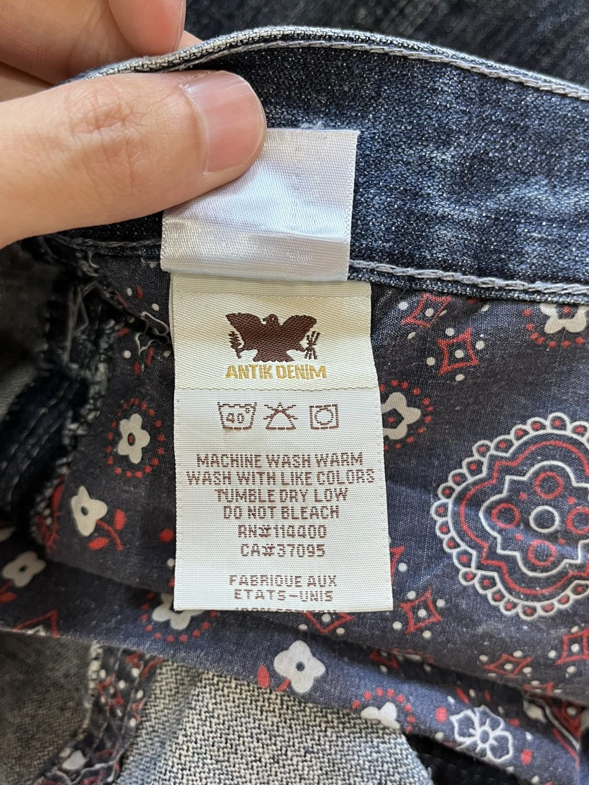 Antik Denim Rare Vintage Antik Denim Embroidered Jeans Size US 40 / EU 56 - 5 Thumbnail