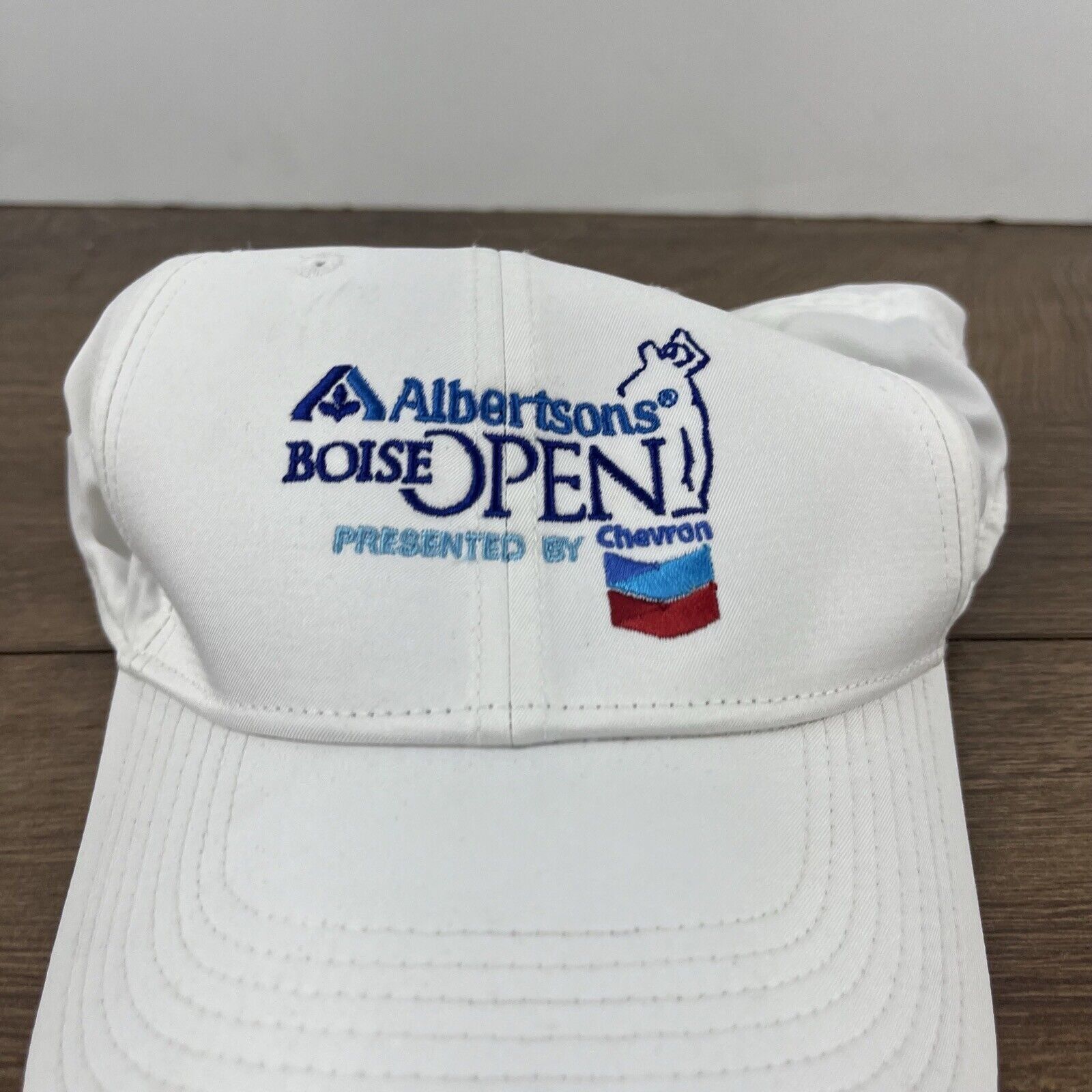 Nike Albertsons Boise Open Hat Nike Golf White Adjustable Hat Whi Size ONE SIZE - 7 Thumbnail