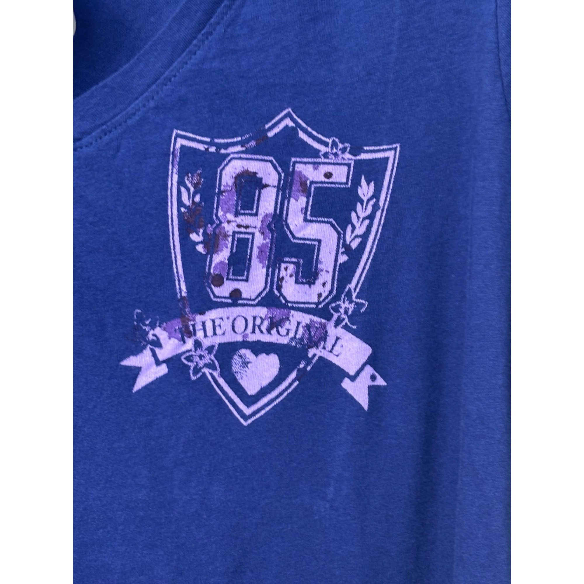 Style & Co Style & Co Womens Plus Size Cotton Graphic-Print Top Navy S Size ONE SIZE - 4 Thumbnail
