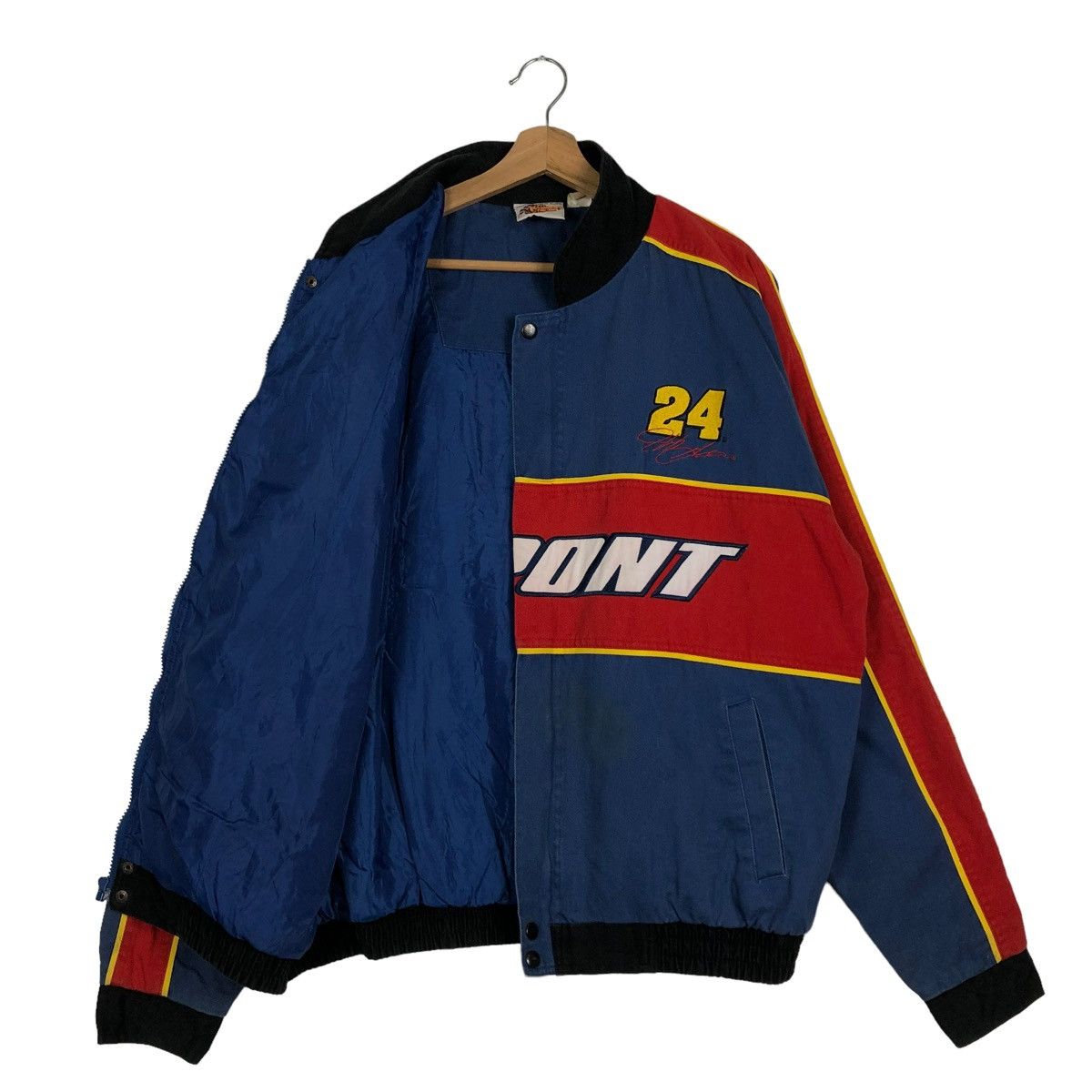 DuPont 🔥90’s Vintage Bomber Jacket Dupont Hendrick Motorsports Size US XL / EU 56 / 4 - 10 Thumbnail