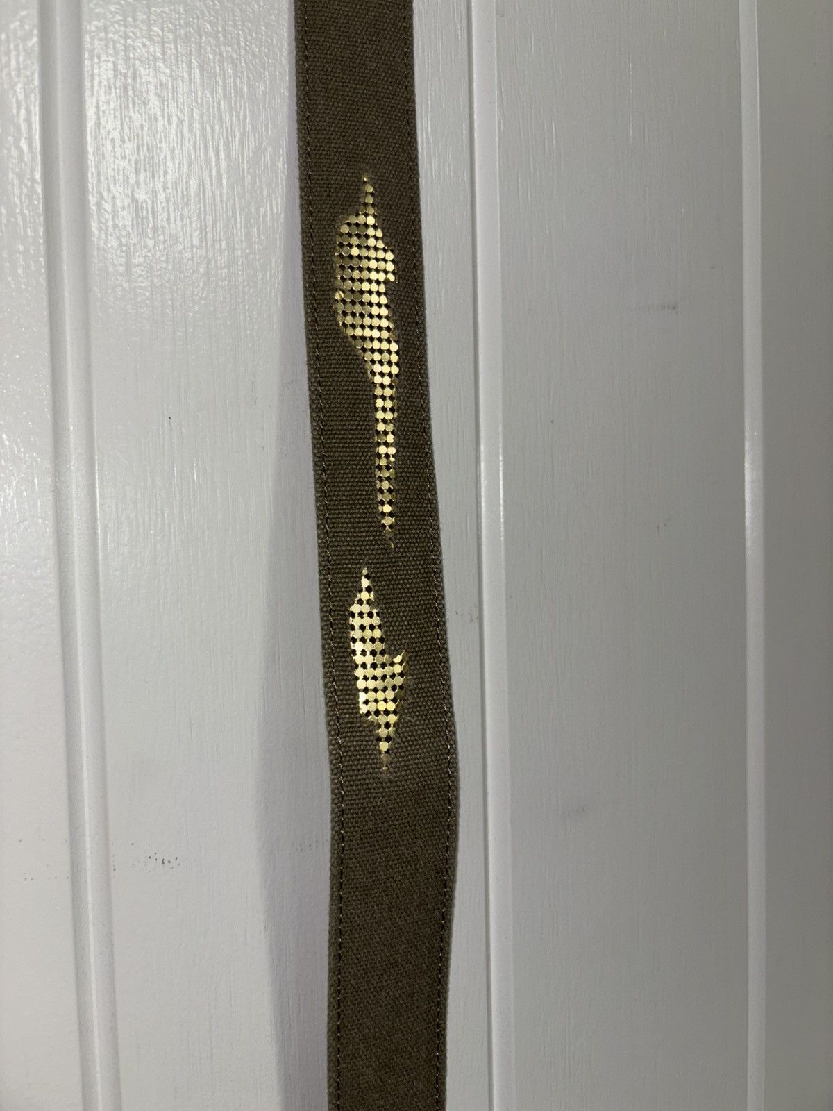 Trendt Vision TRENDT VISION GOLD CANVAS BELT Size ONE SIZE - 3 Thumbnail