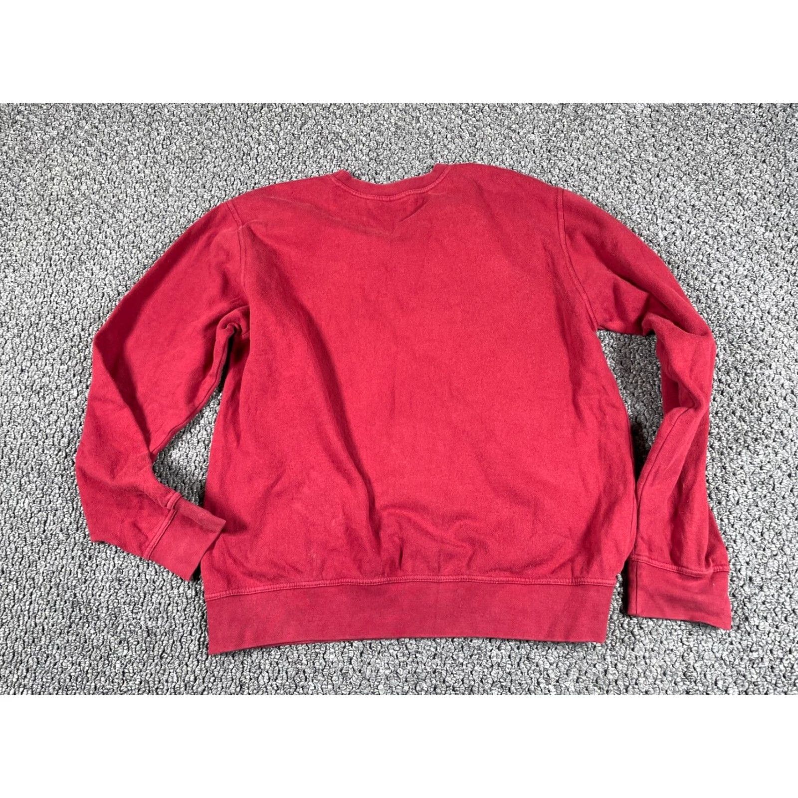 Fossil Fossil Sweatshirt Red 2XL Adult Crewneck Captain Skully Fishing Dock Print Retro Nautical Hipster Pullover Size US XXL / EU 58 / 5 - 2 Thumbnail