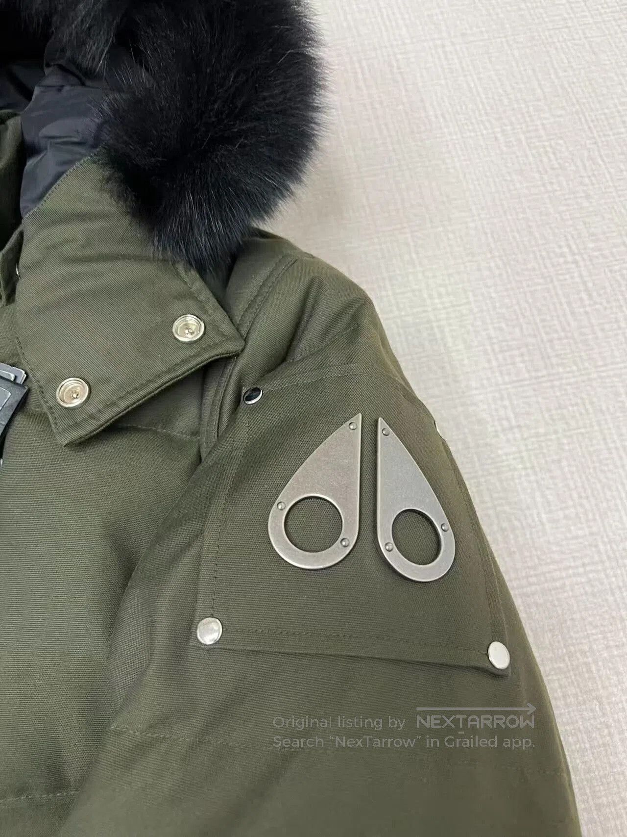 Moose Knuckles Moose Knuckles Olive Green Down Jacket. Size US S / EU 44-46 / 1 - 3 Thumbnail