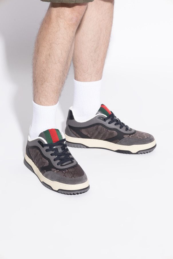 Gucci o1loc1c0326 831661 Men's Gucci Re-Web Sneakers in Grey Size US 11 / EU 44 - 2 Thumbnail