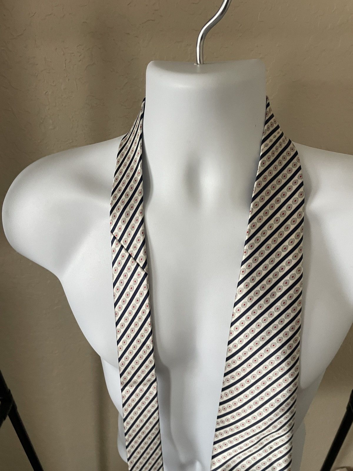 Stefano Ricci Striped Silk Tie Size ONE SIZE - 5 Thumbnail
