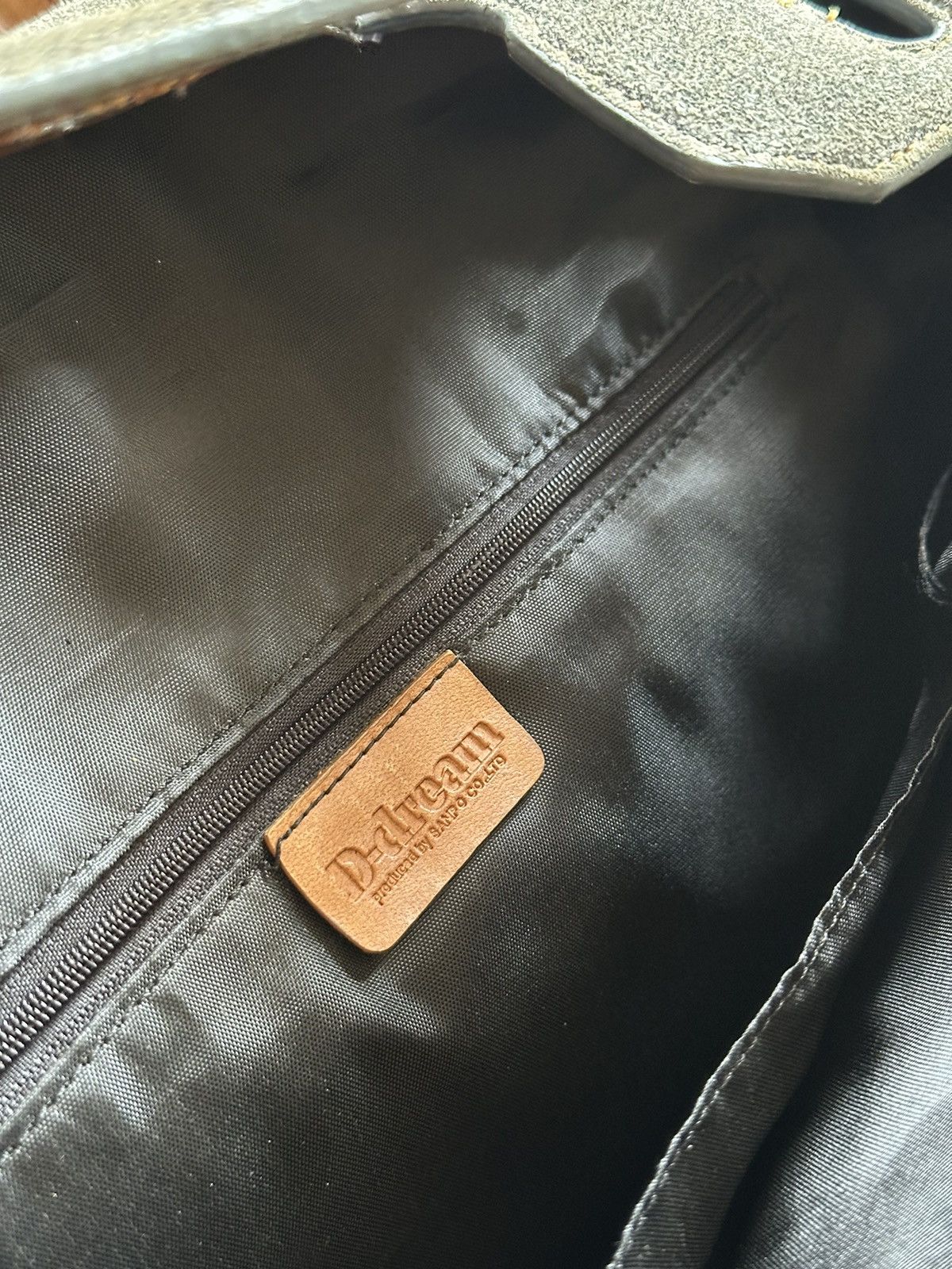 Japanese Brand 1990s Japan Made D-Dream Denim Distressed Birkin Bag Size ONE SIZE - 11 Thumbnail