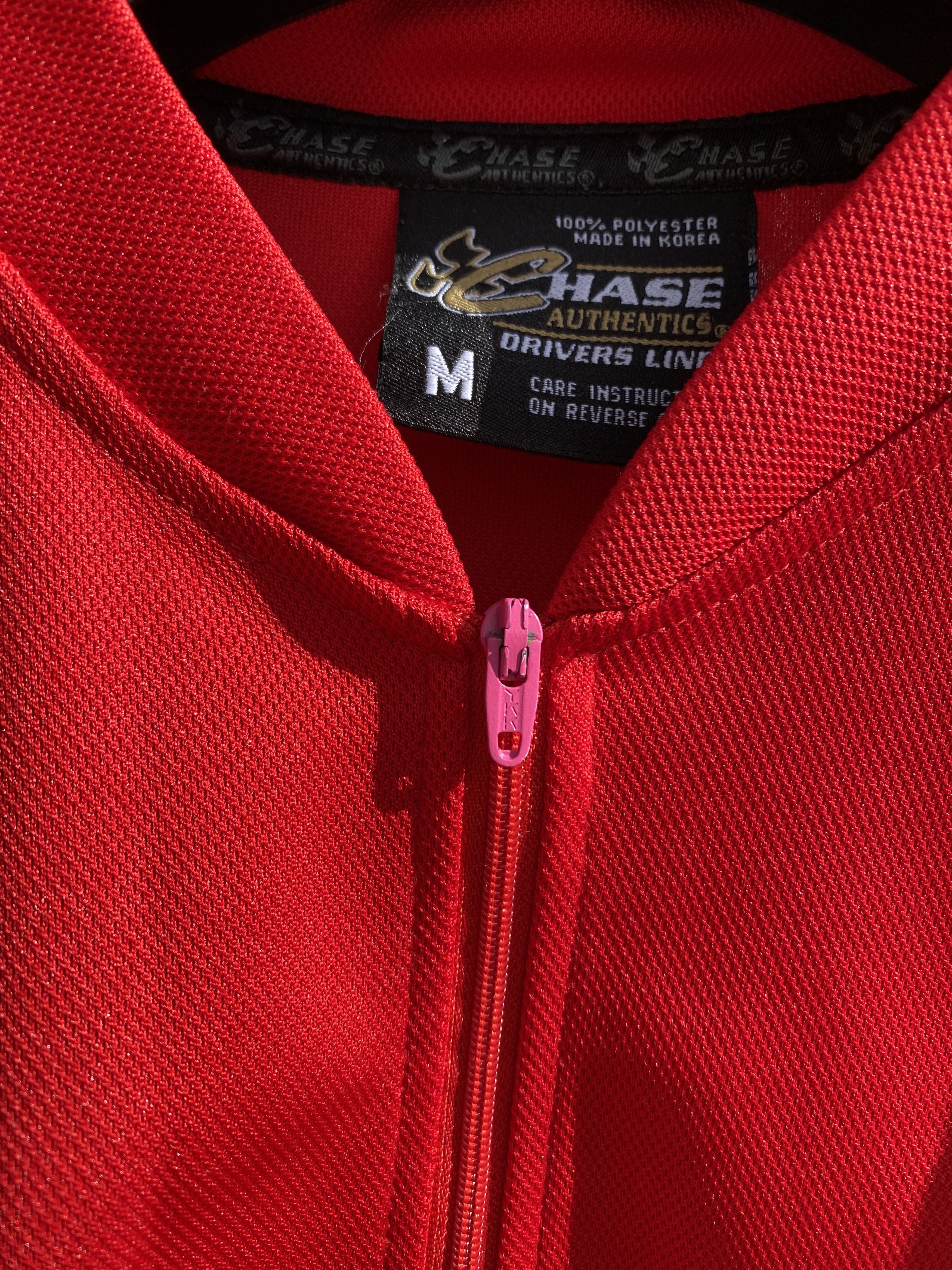 Chase Authentics × NASCAR Vintage NASCAR Chase Zip Shirt Red Bud Earnhardt #8 Jersey Size US M / EU 48-50 / 2 - 5 Thumbnail