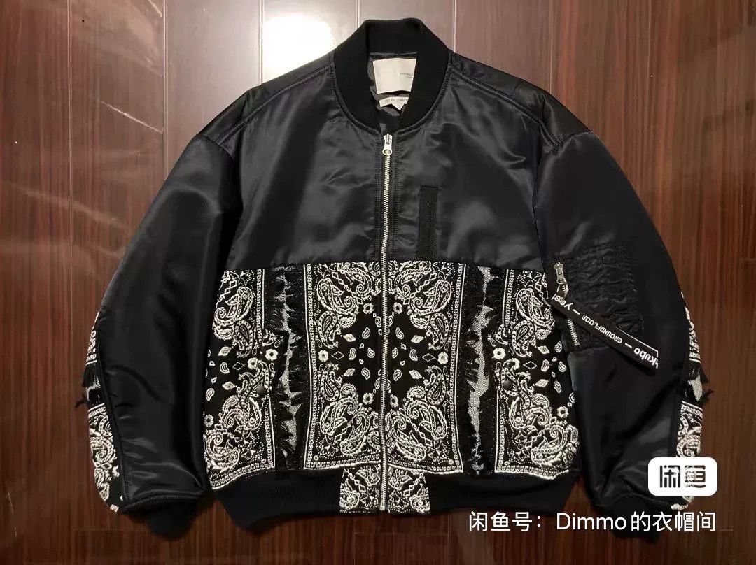 Other YoshioKubo MA1 Embroidered Paisley Jacket Size US M / EU 48-50 / 2 - 1 Thumbnail