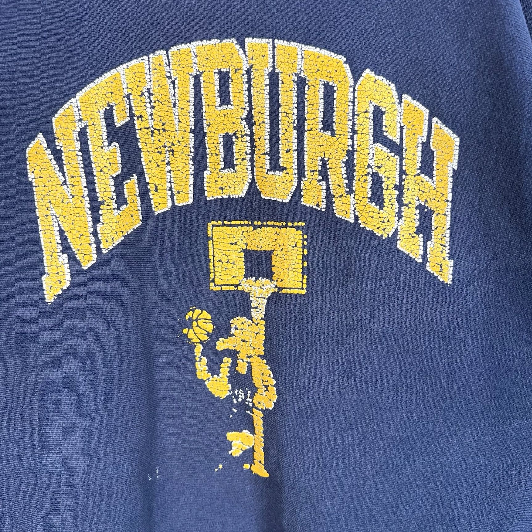 Champion VINTAGE Champion Sweatshirt Adult Large Blue Mens 80s Reverse Weave Newburgh Crew Neck Long Sleeve Cotton Blend Pullover Size US L / EU 52-54 / 3 - 4 Thumbnail