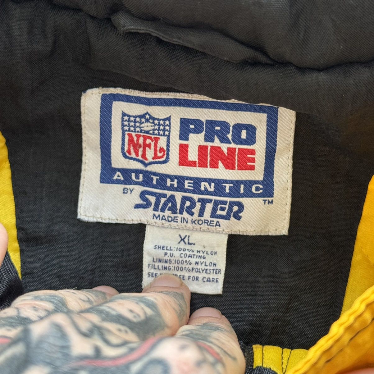 Logo 7 vintage Starter Pro Line Pittsburgh Steelers coat Size US XL / EU 56 / 4 - 5 Thumbnail