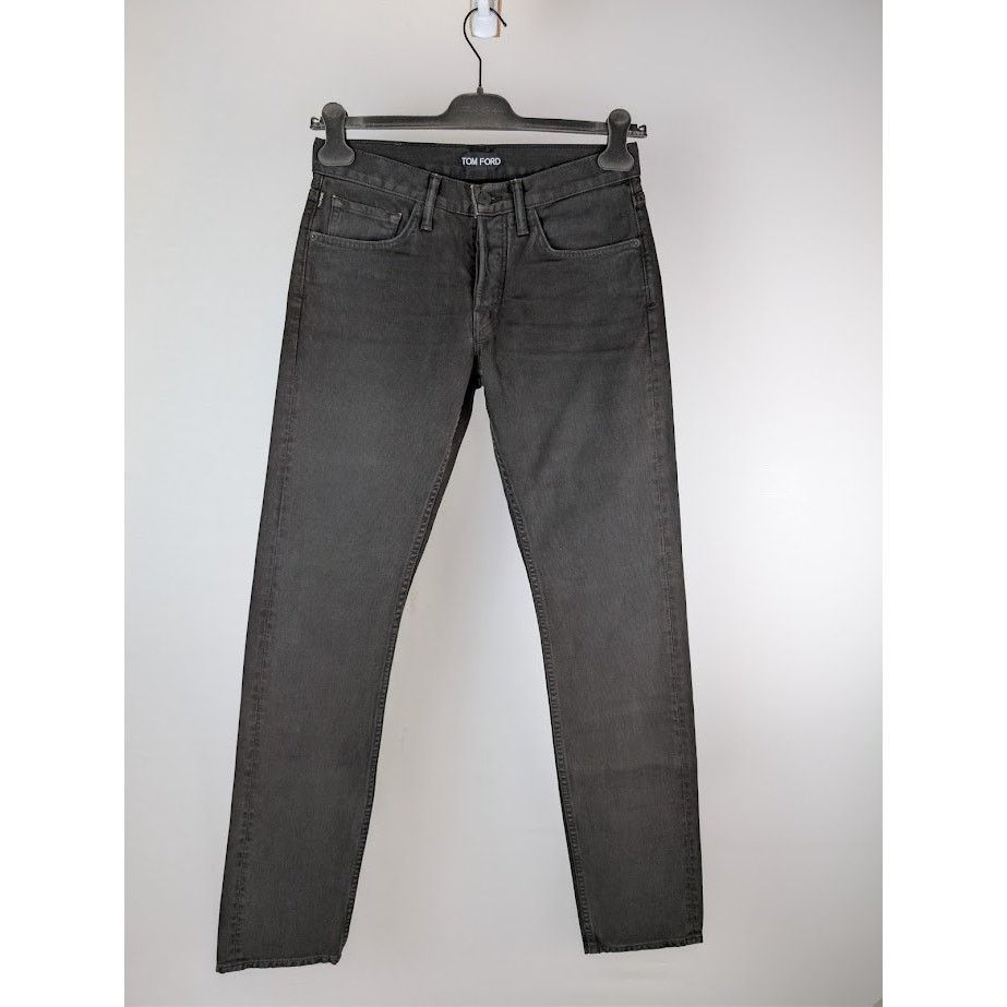 Tom Ford o1rshd1 Denim Slim Jeans in Nero Size US 30 / EU 46 - 2 Thumbnail
