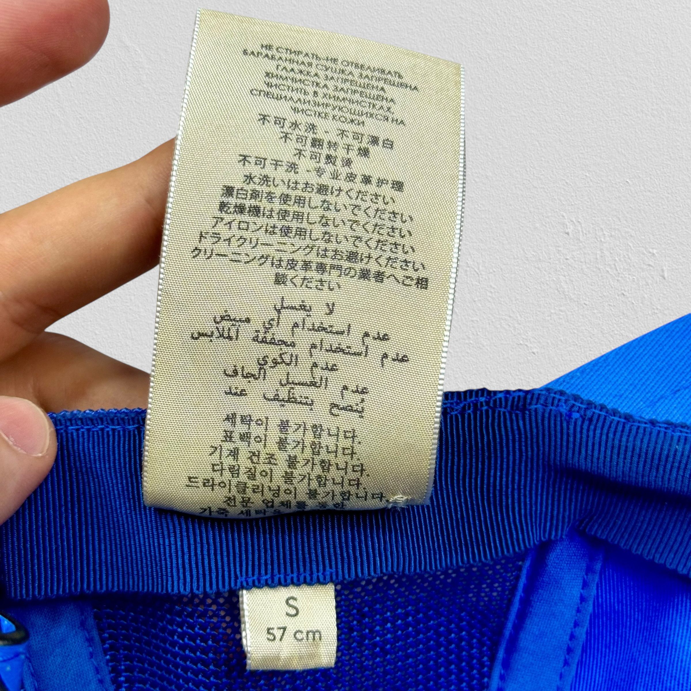 Gucci Gucci blue embroidered logo cap new Size ONE SIZE - 9 Thumbnail