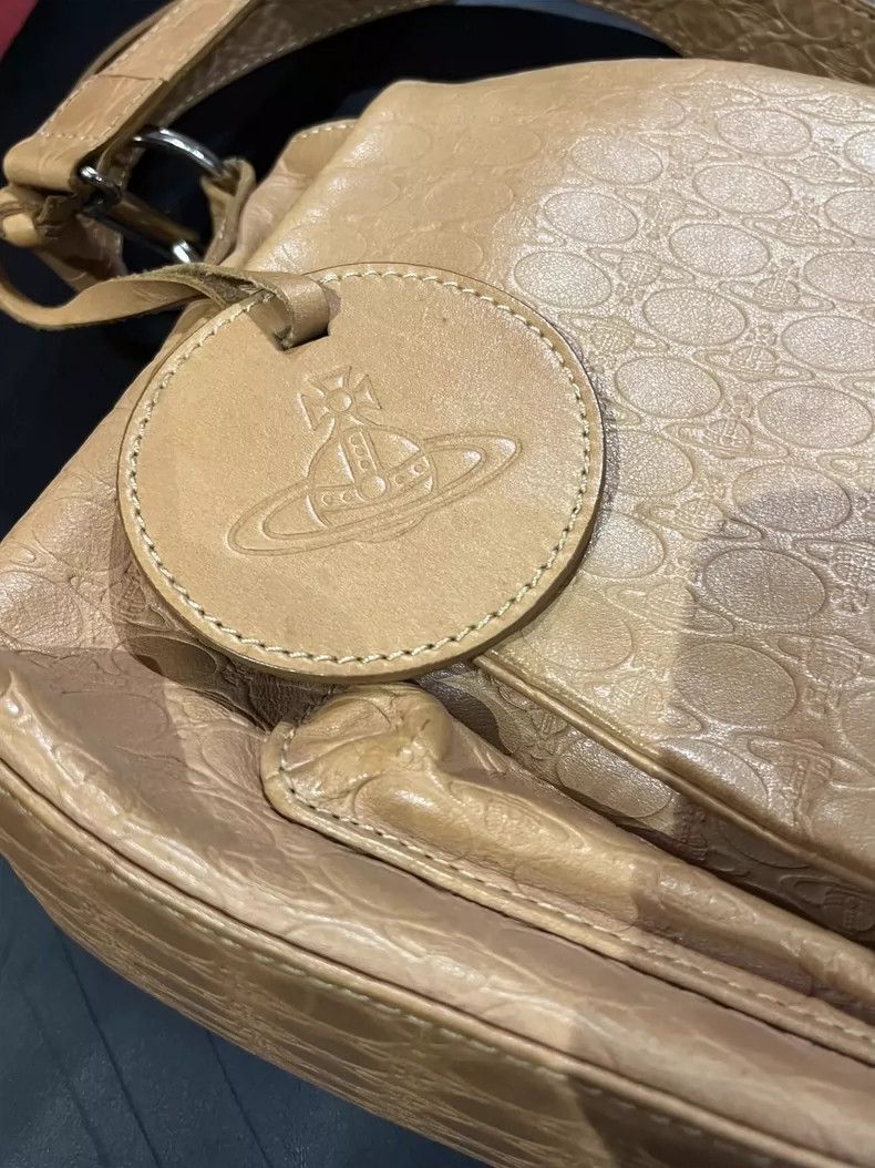 Vivienne Westwood Vivienne Westwood size os Logo Saturn full print leather ba Size ONE SIZE - 3 Thumbnail