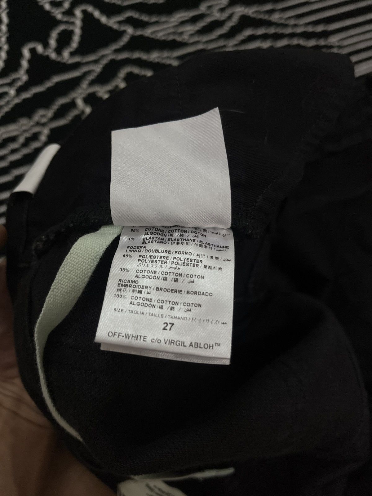 Off-White × Virgil Abloh Diag Skinny Jeans 5 Pockets Size US 27 - 7 Thumbnail