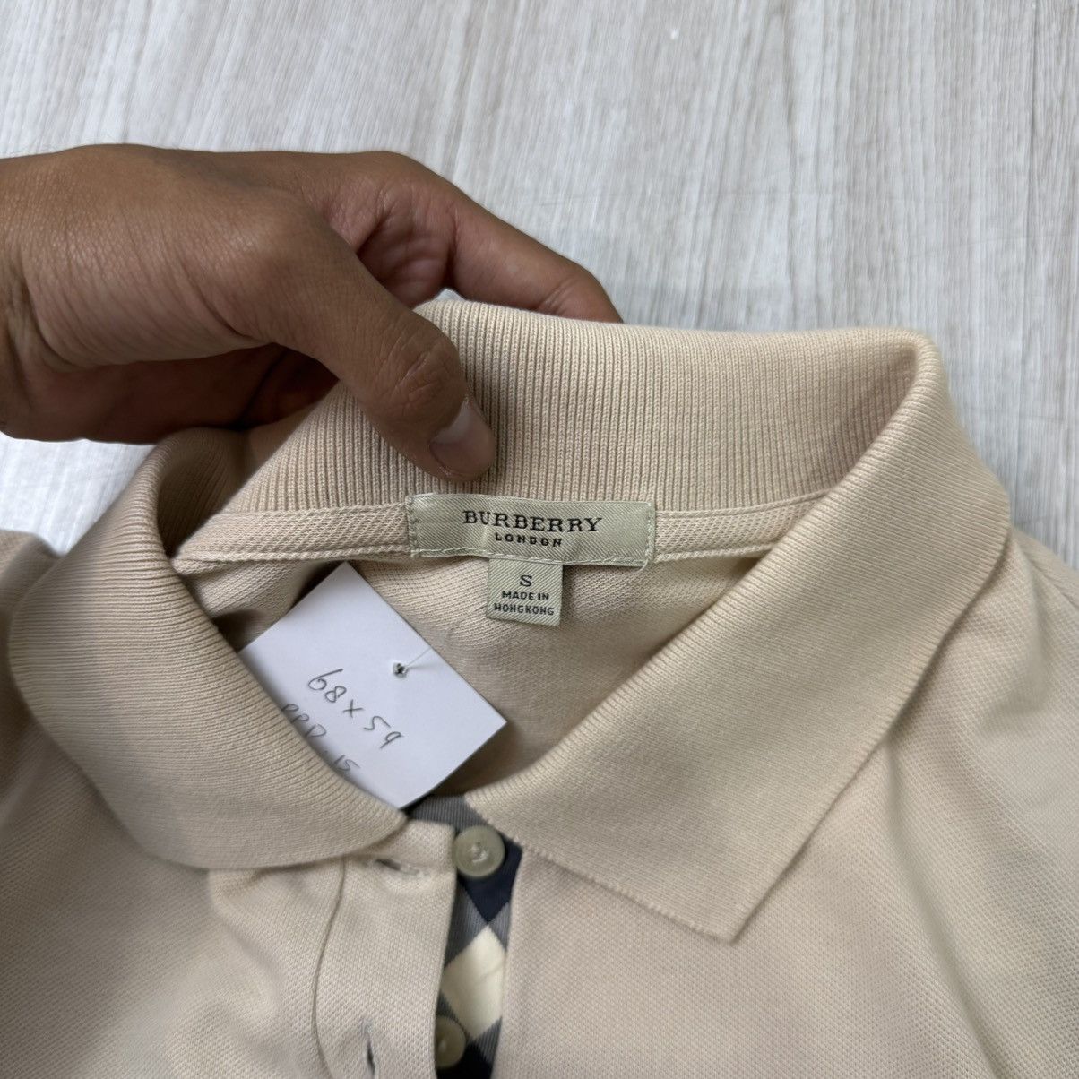 Burberry Burberry london long poloshirt beige Size S / US 4 / IT 40 - 5 Thumbnail