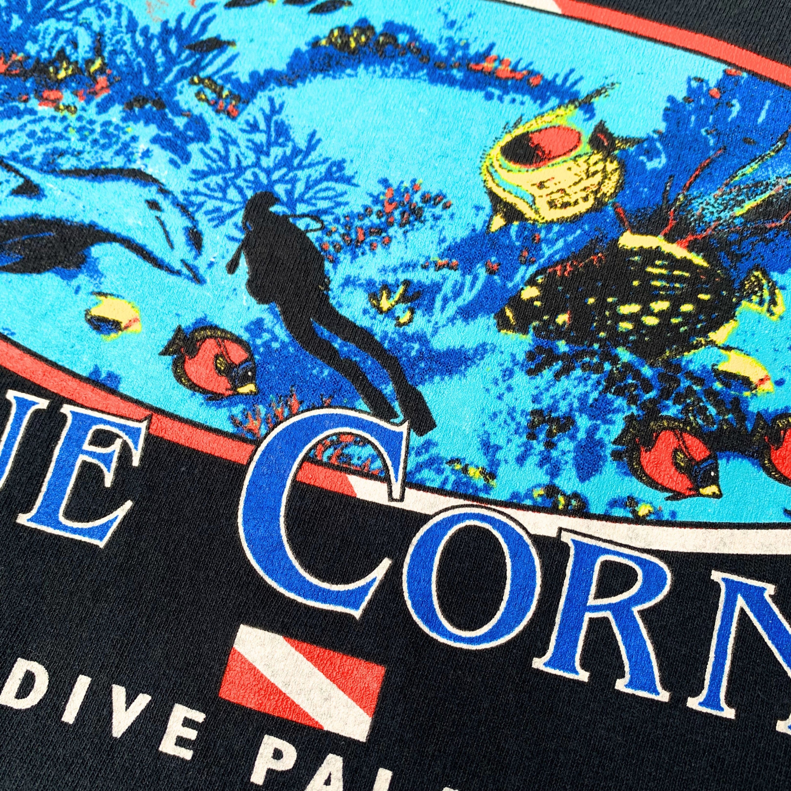 Vintage 1990s Blue Corner Dive Palau Anvil Vintage Tee Size US XL / EU 56 / 4 - 6 Thumbnail