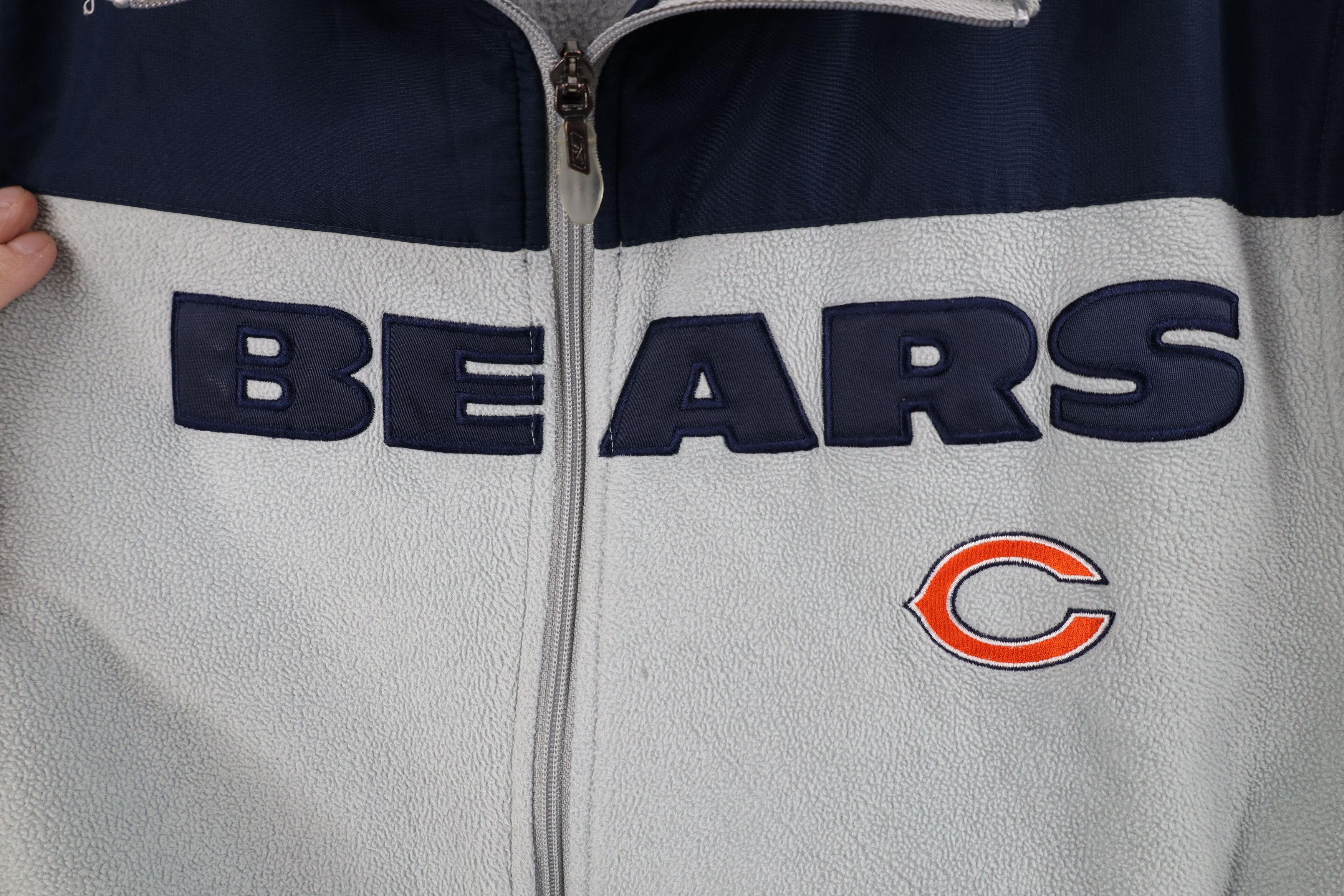 Reebok Vintage Reebok Chicago Bears Football Fleece Zip Jacket Size US L / EU 52-54 / 3 - 5 Thumbnail