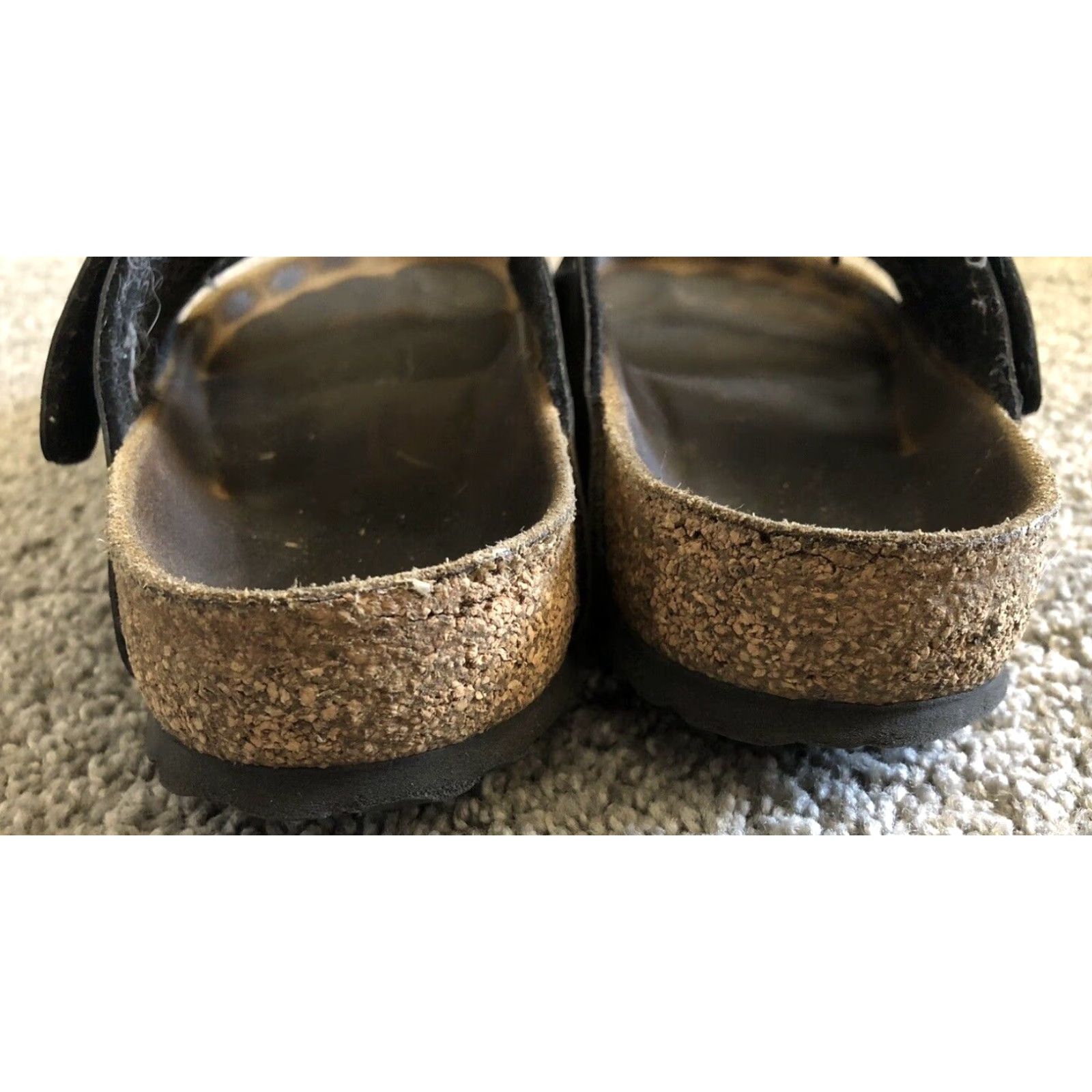 Birkenstock VINTAGE Birkenstock 70 9Y Women’s Size 6 Black Adjustable Straps Buckle Made In Germany Sandal Women Black Slip-On 70s Hipster Outdoor Size US 6 / IT 36 - 7 Thumbnail