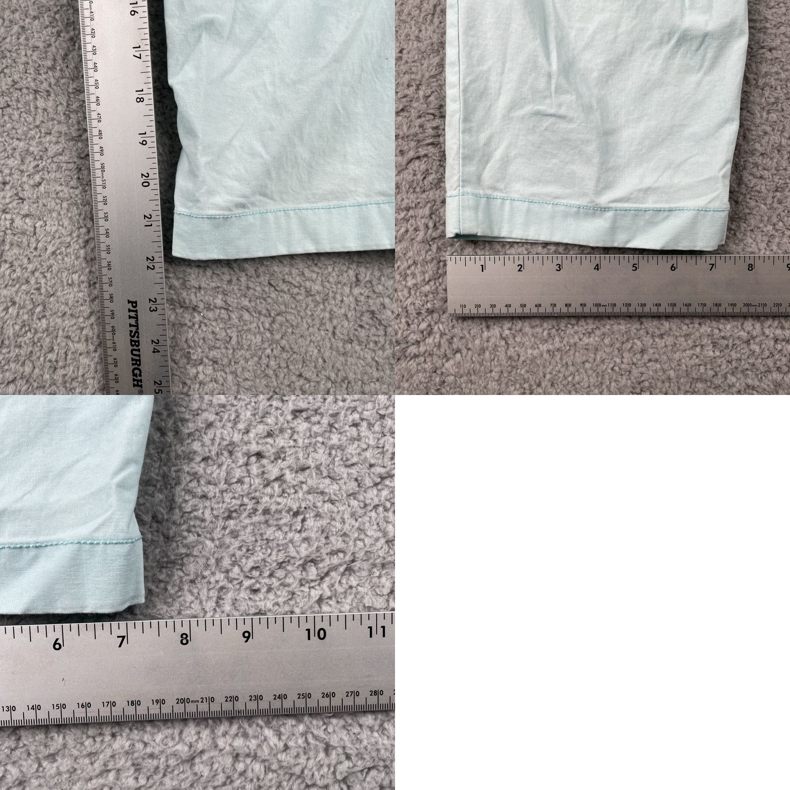 Vintage VINTAGE L.L. Bean Capri Pants Ladies 6 Classic Fit Drawstring Waist Pale Blue Size 28" / US 6 / IT 42 - 10 Thumbnail