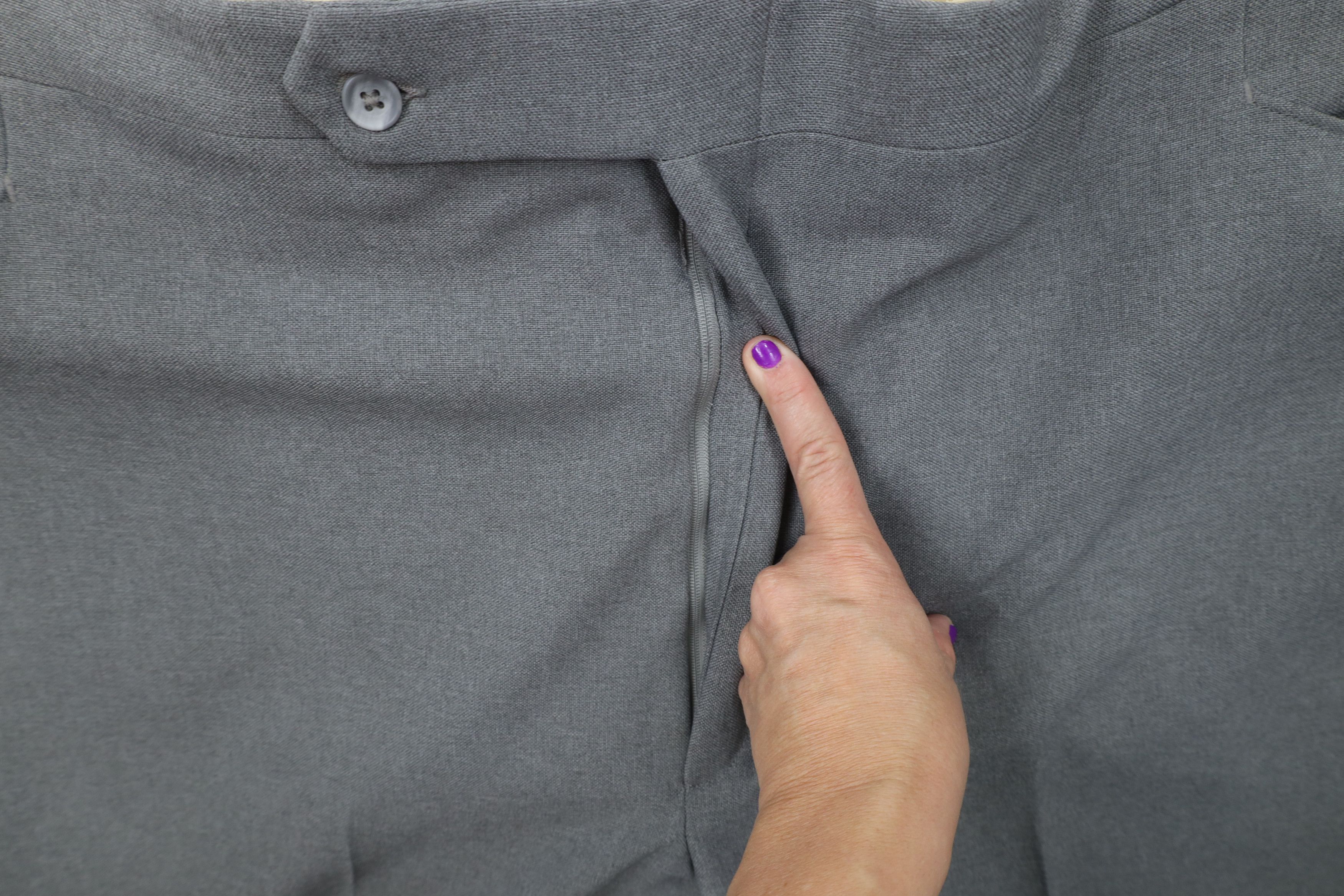 Vintage Vintage 70s Streetwear Flared Wide Leg Chino Pants Gray USA Size US 44 / EU 60 - 7 Thumbnail