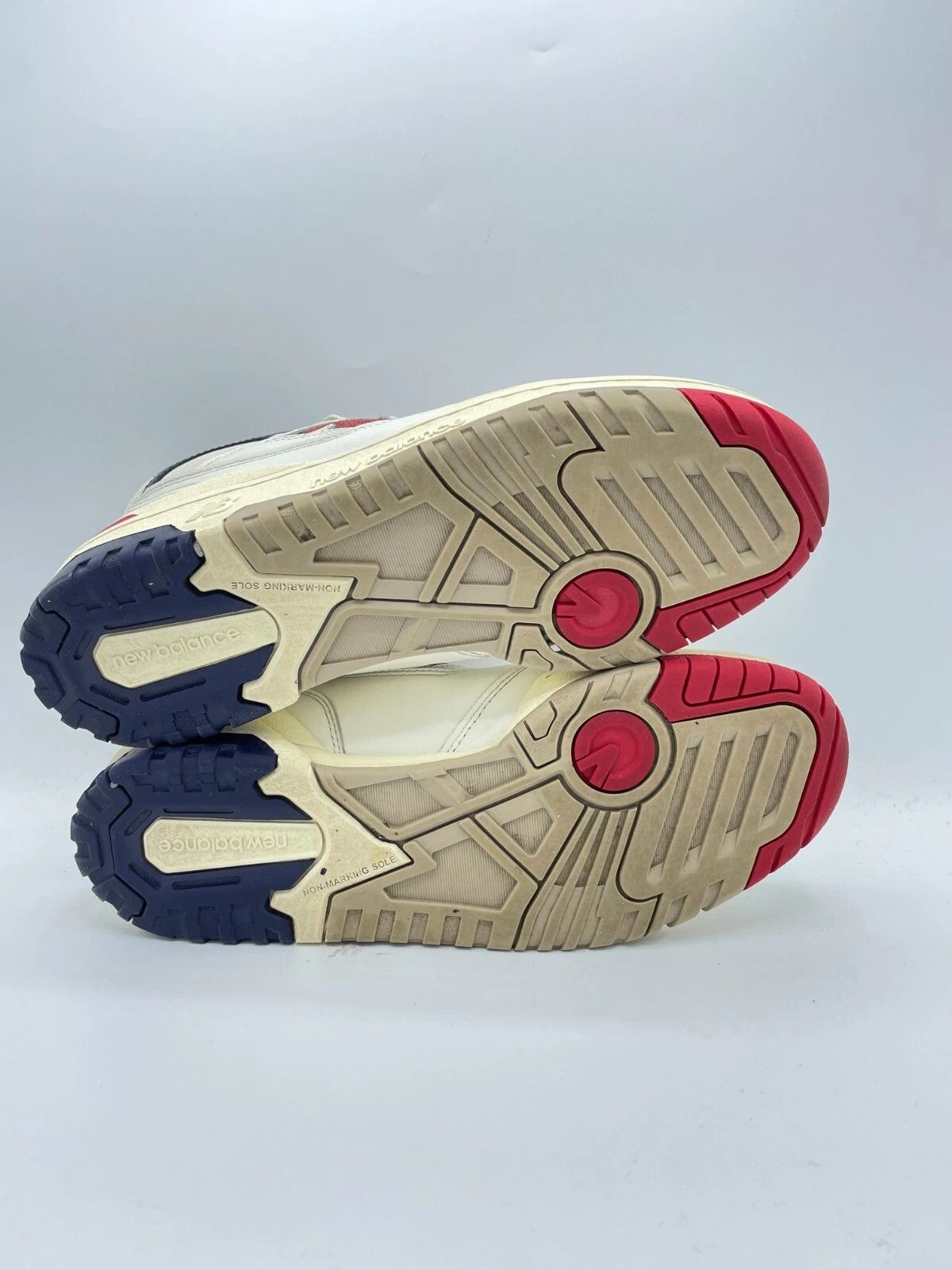 Aime Leon Dore × New Balance Aime Leon Dore New Balance 550 White Navy Red Size US 10 / EU 43 - 8 Thumbnail
