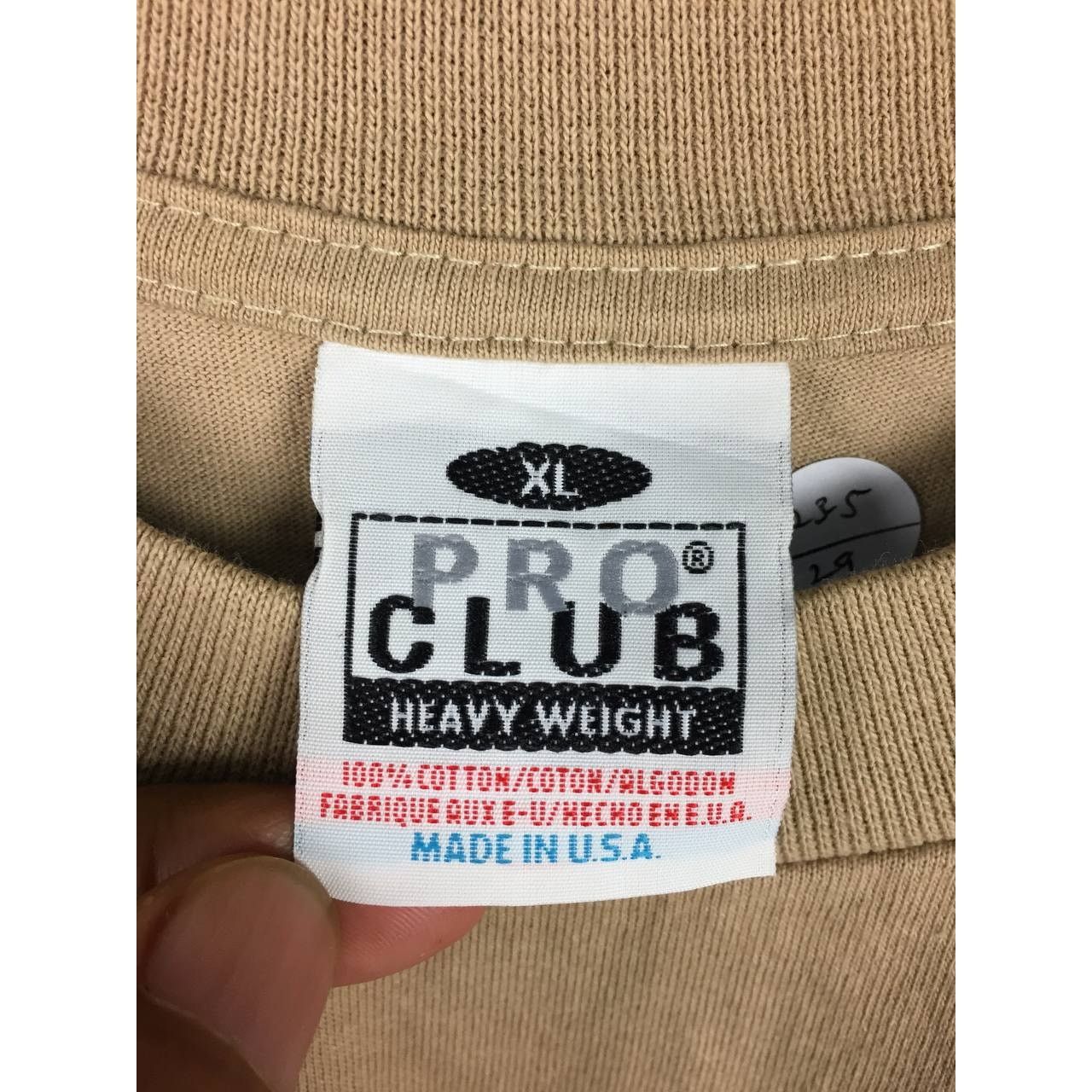 Rap Tees × Vintage Vtg Pro Club Heavy Weight Plain Blank Essentials Rap Tees Size US XL / EU 56 / 4 - 8 Thumbnail