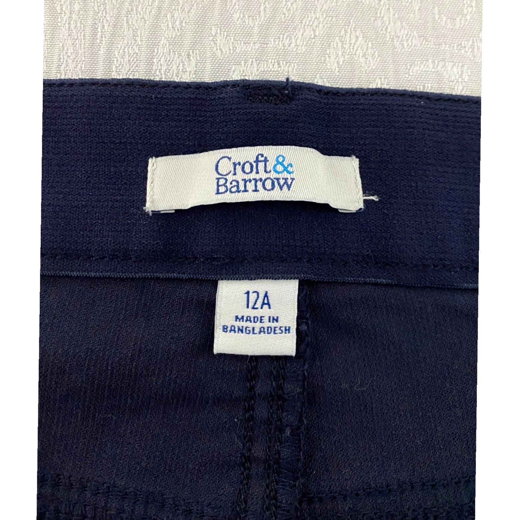 Croft & Barrow Croft & Barrow Corduroy Pants Navy Blue Women Straight Leg Size 12 A Size 34" / US 12 / IT 48 - 3 Thumbnail