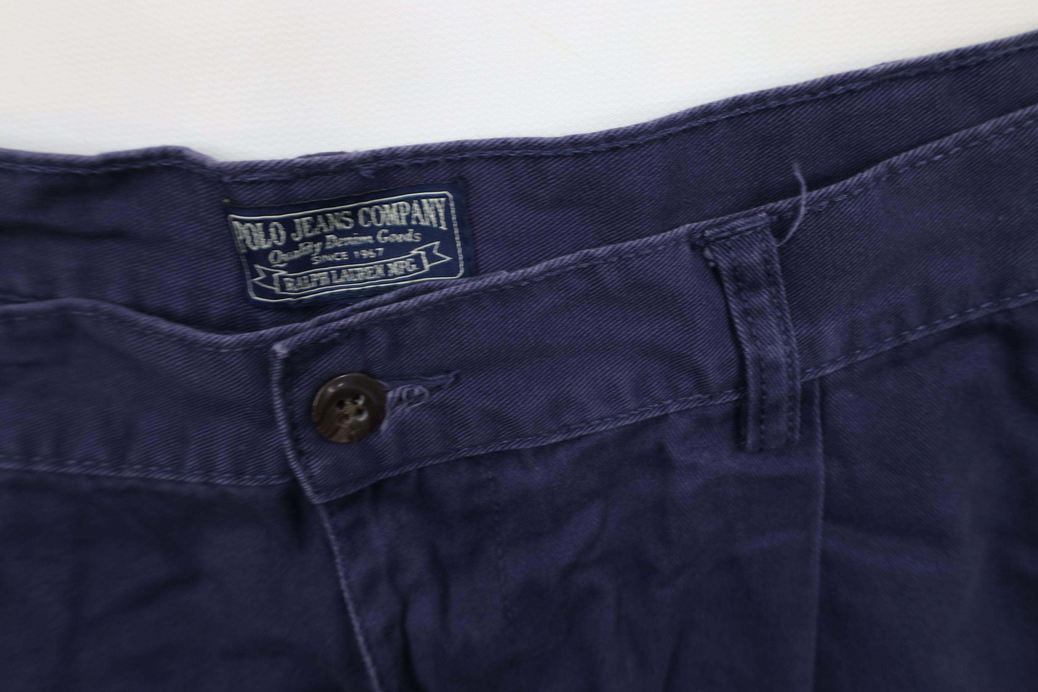 Ralph Lauren × Vintage Vintage 90s Ralph Lauren Pleated Above Knee Chino Shorts Size US 36 / EU 52 - 7 Thumbnail