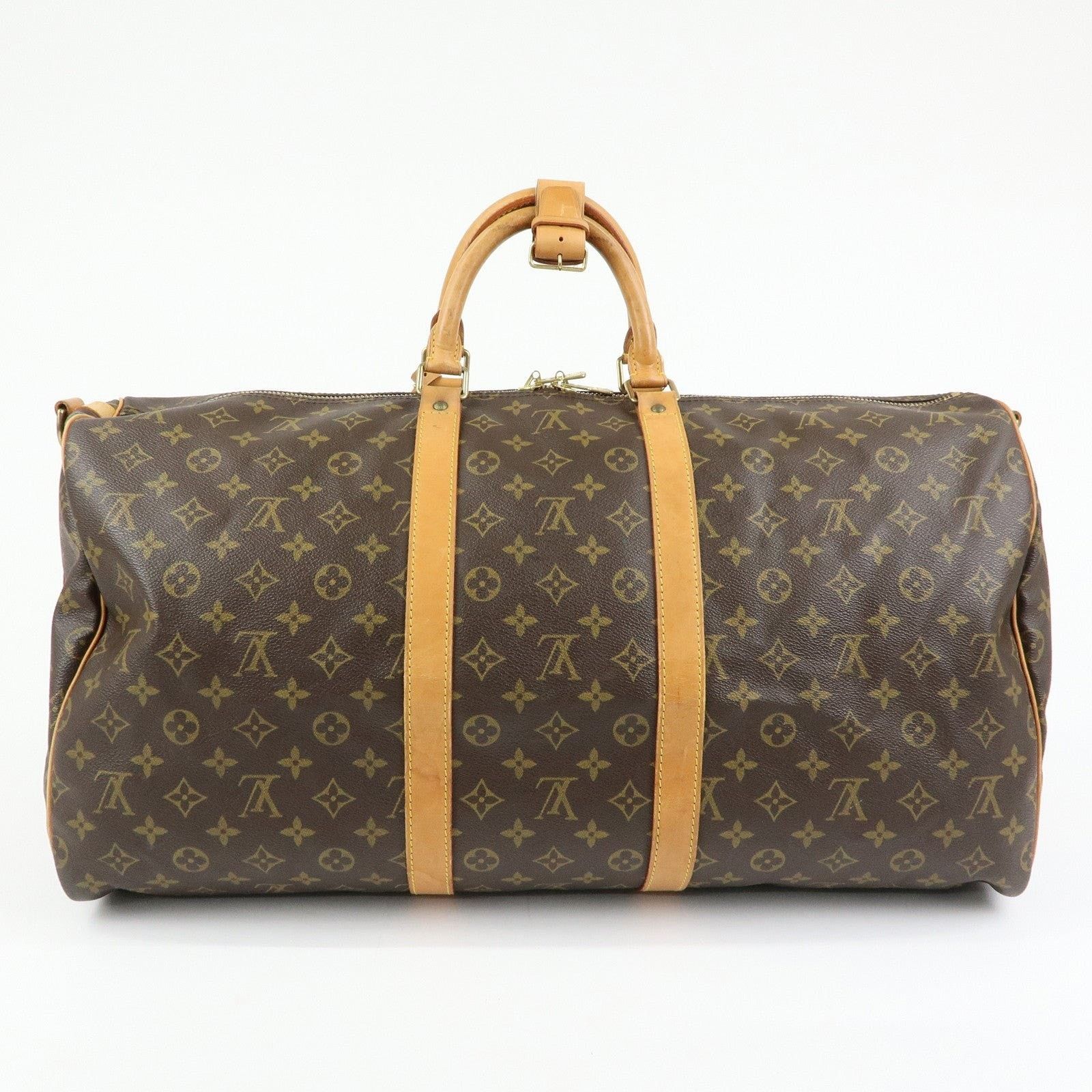 Louis Vuitton Louis Vuitton Monogram Keepall Bandouliere 55 Duffle Bag Size ONE SIZE - 2 Thumbnail