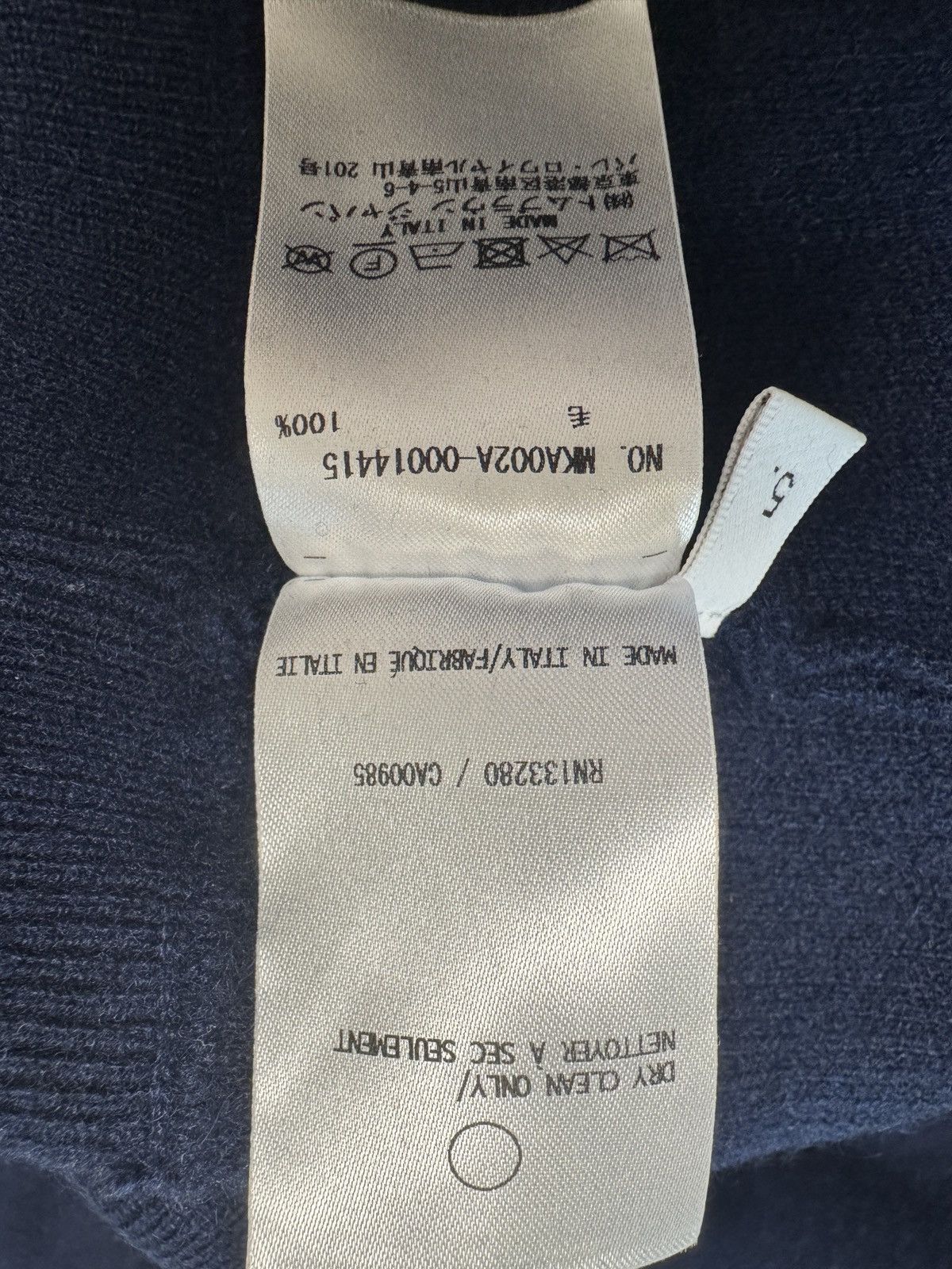 Thom Browne Thom Browne sweater size 5 navy Size US XXL / EU 58 / 5 - 5 Thumbnail
