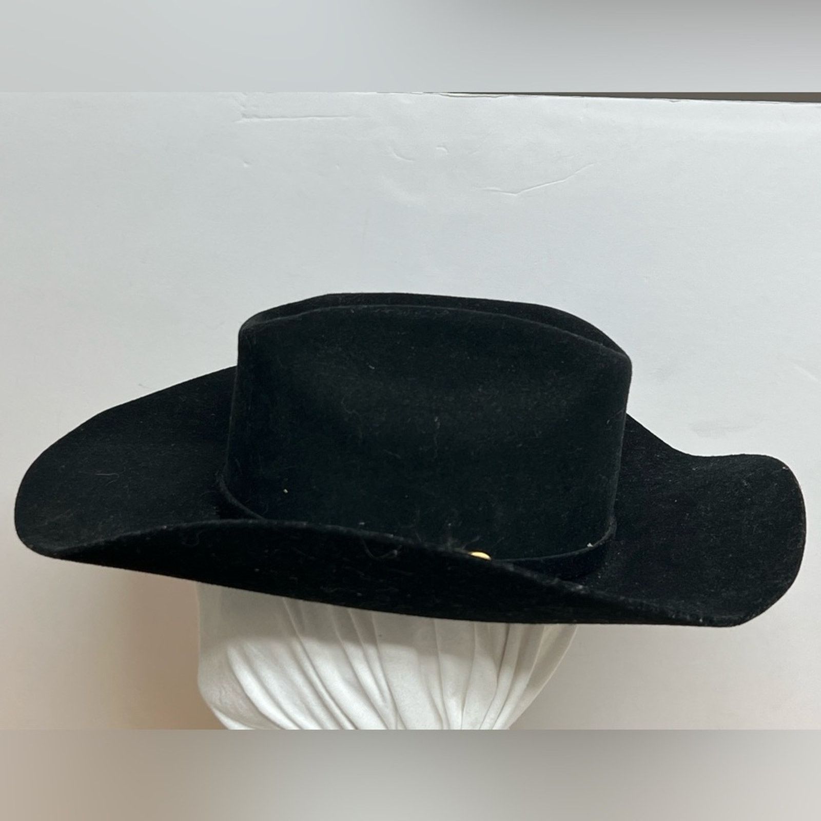 Twins Twinstone Chicago Cowboy Hat Black Fine Felt Unisex Sz 6 3/4 Size ONE SIZE - 3 Thumbnail