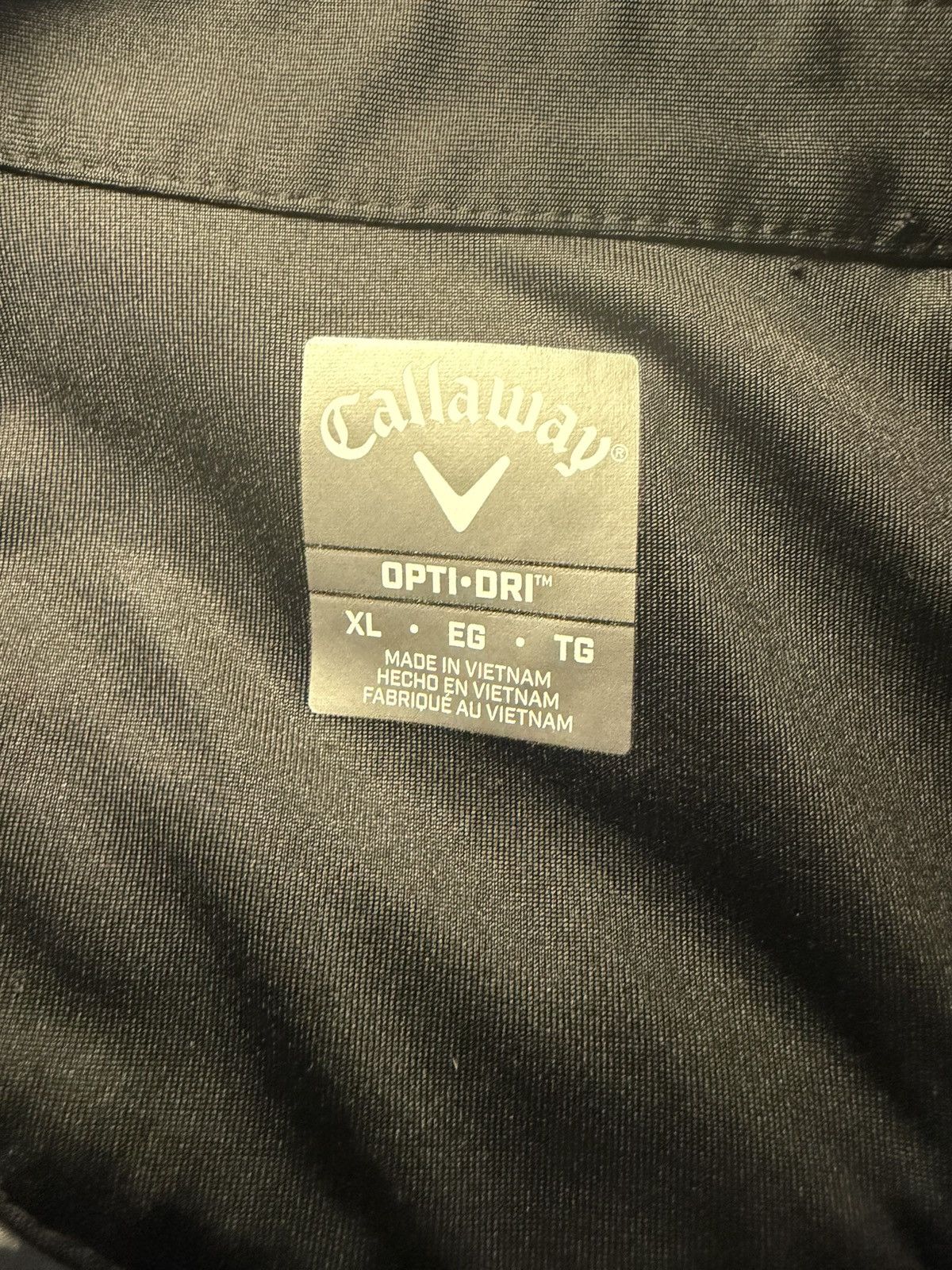 Callaway Callaway Opti-Dri men's black short-sleeve golf polo XL Size US XL / EU 56 / 4 - 4 Thumbnail