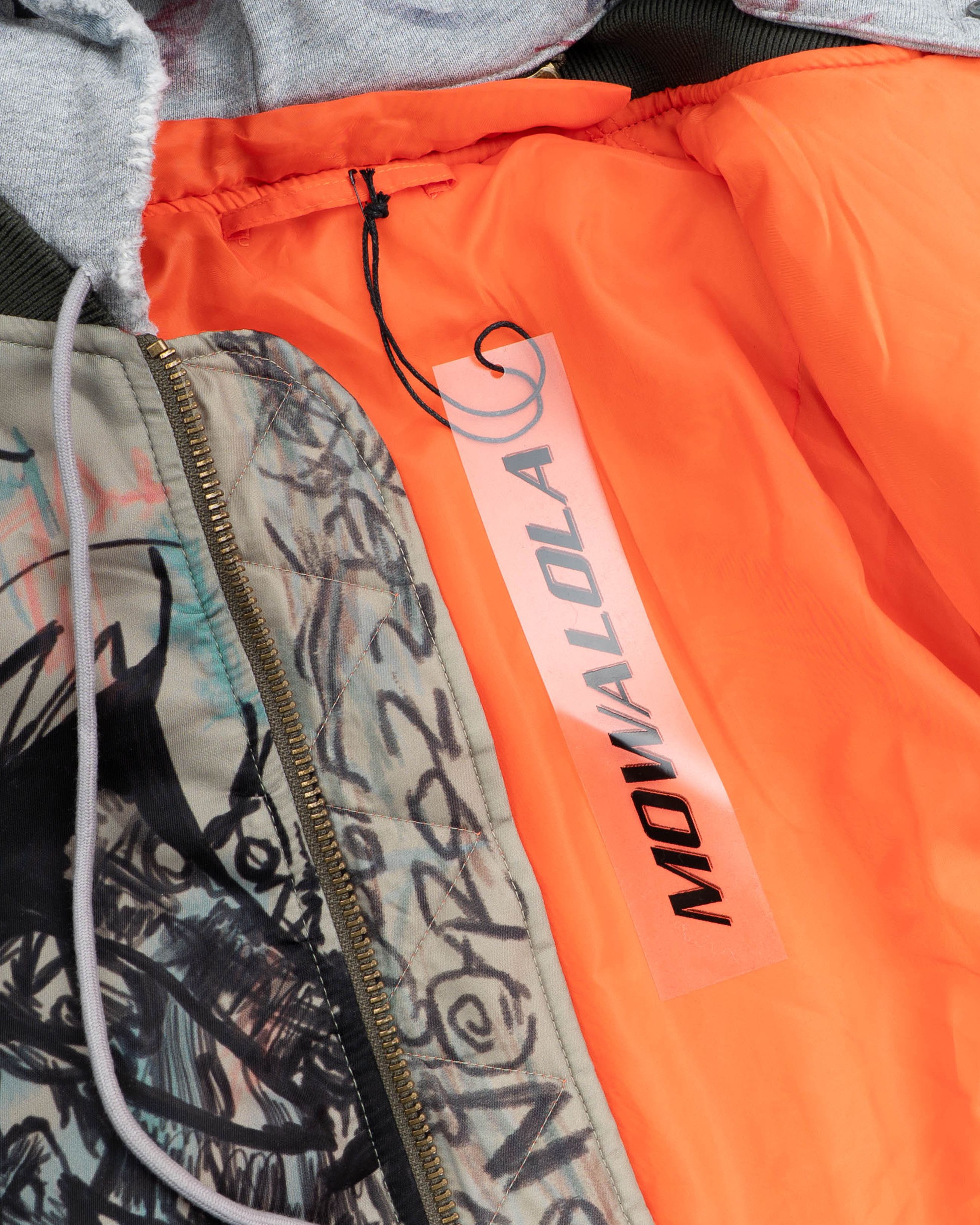 Mowalola Hooded Graffiti Bomber Size US L / EU 52-54 / 3 - 4 Thumbnail