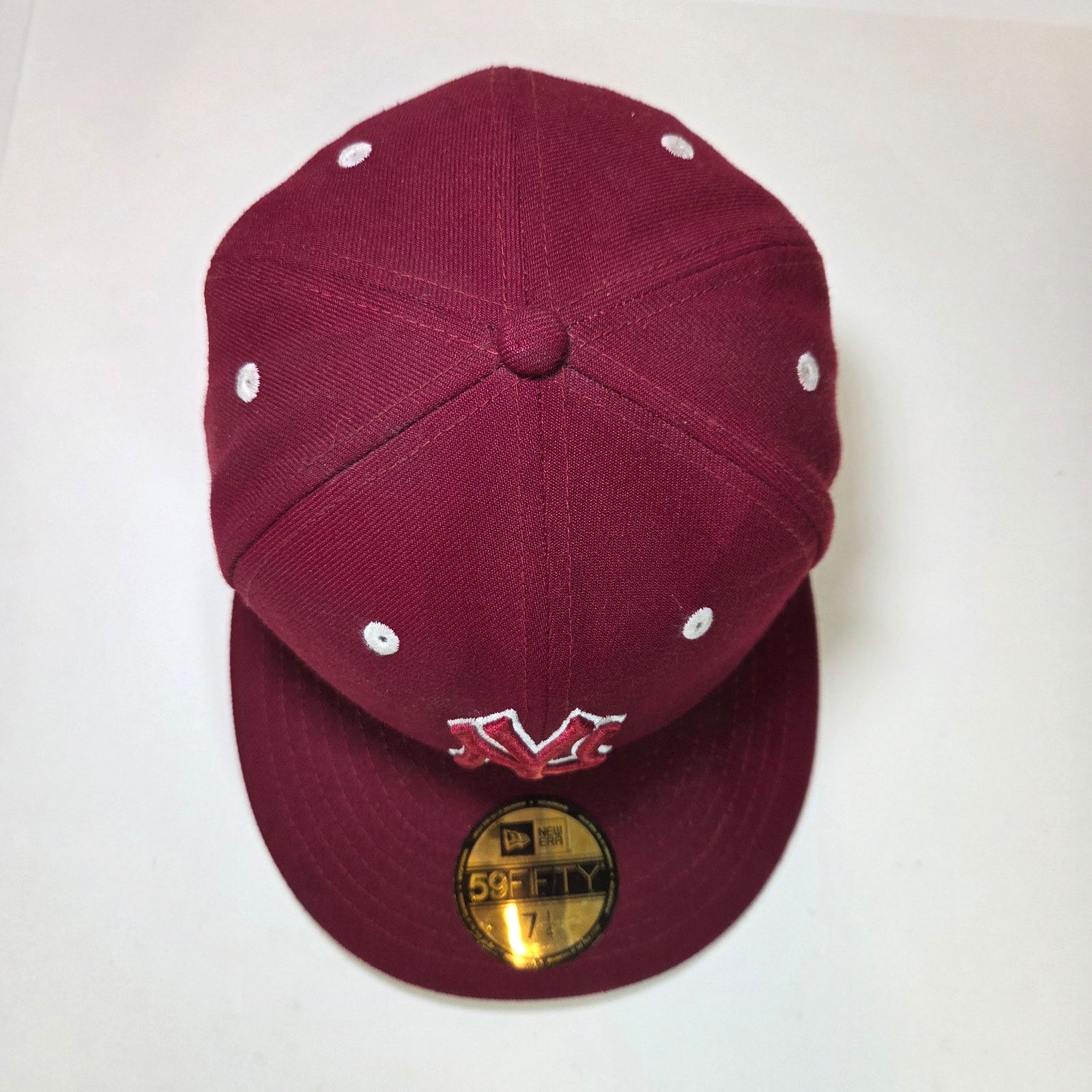 New Era New Era 59FIFTY NY Yankees Fitted Hat 7 1/4 Burgundy Size ONE SIZE - 5 Thumbnail