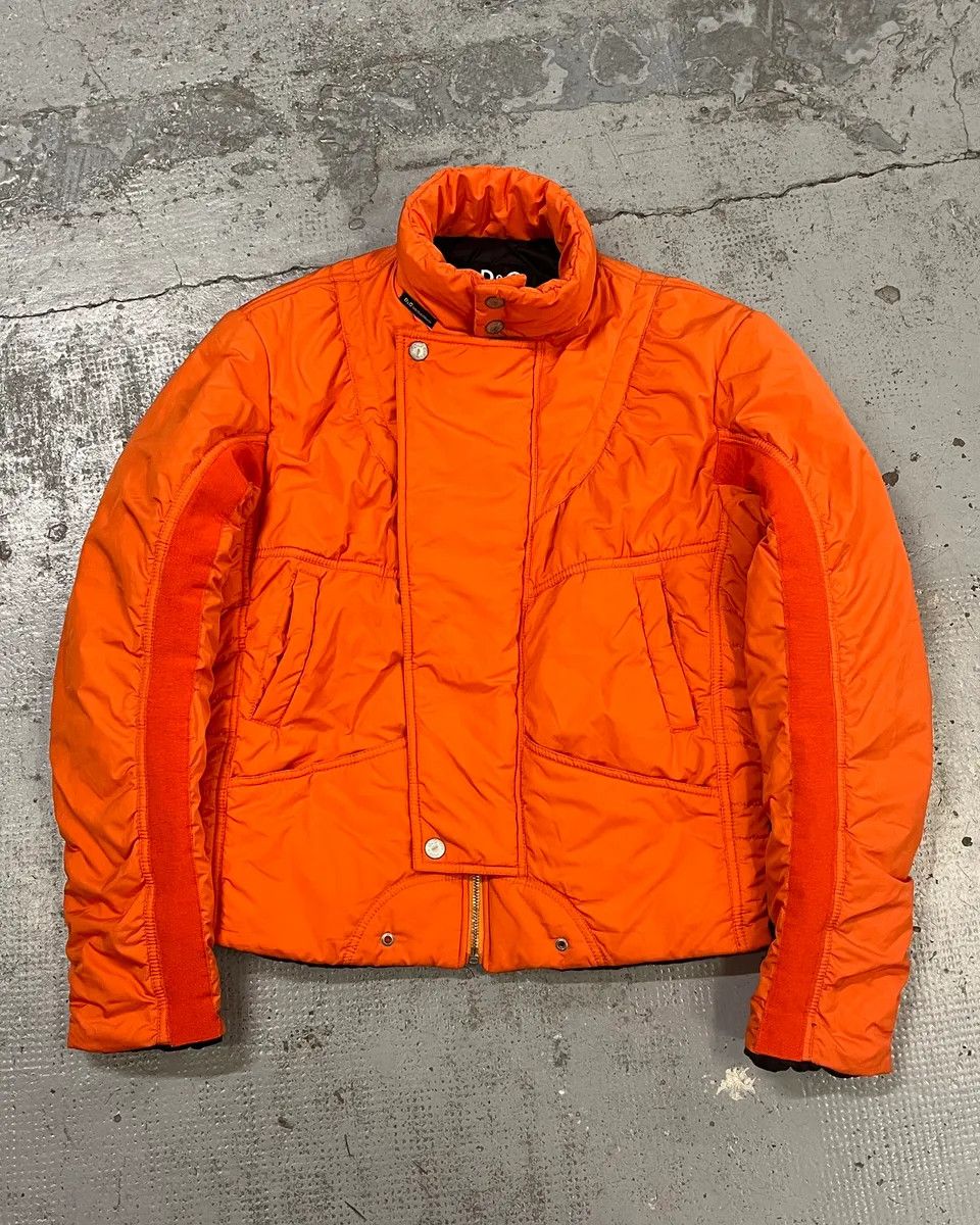 Dolce & Gabbana AW2003 Dolce & Gabbana Nylon Quilted Orange Puffer Jacket Size US M / EU 48-50 / 2 - 1 Thumbnail