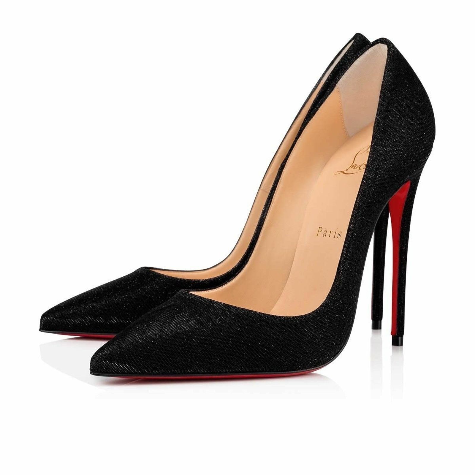 Christian Louboutin Christian Louboutin So Kate 120 Glitter Black Pump 42 Size US 12 / IT 42 - 1 Thumbnail