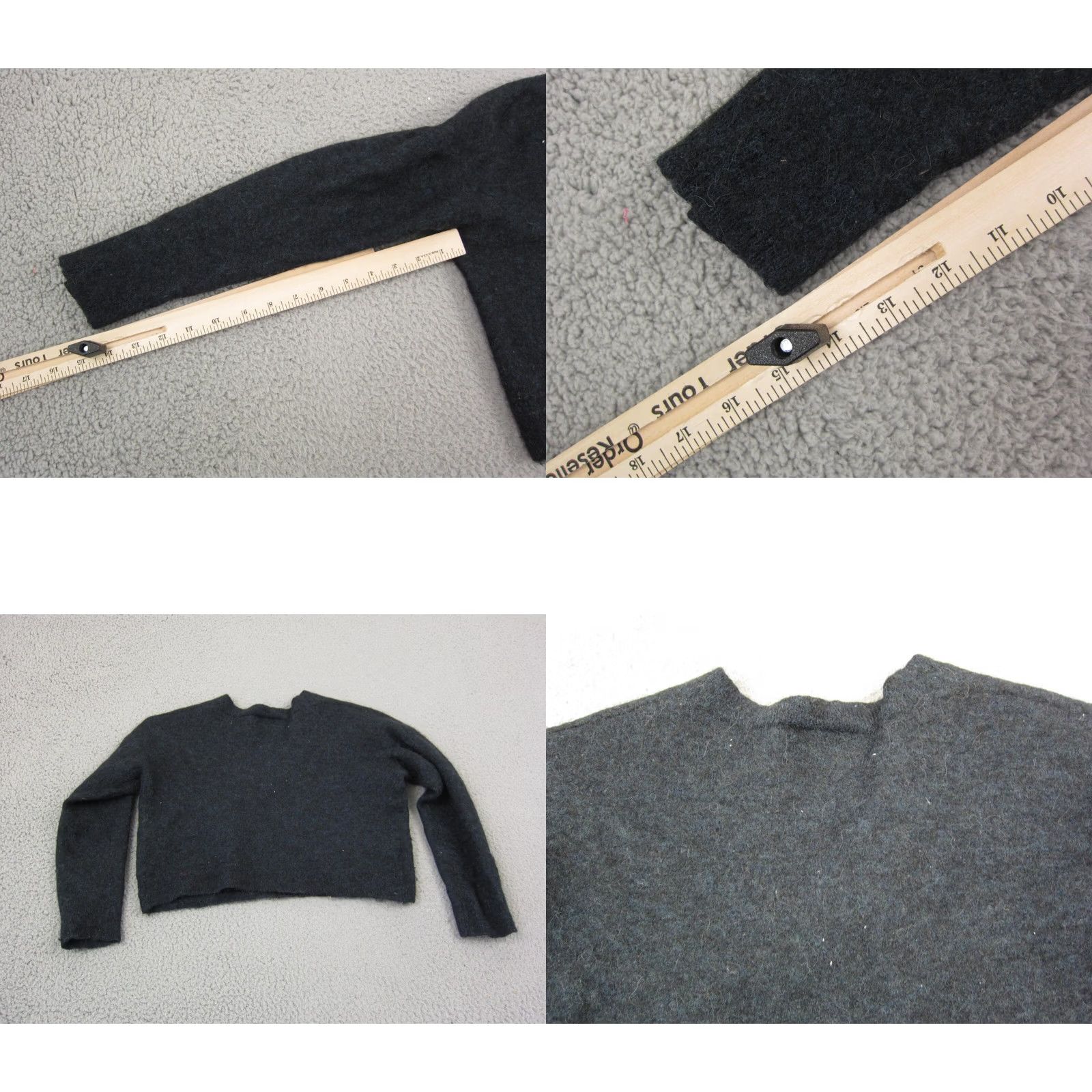 Vintage Gorman Sweater Womens Large Pink 100% Wool Crew Neck Long Sleeve 90s Pullover Shrunk Casual Rib Knit Accents Button Ladies Size L / US 10 / IT 46 - 9 Thumbnail