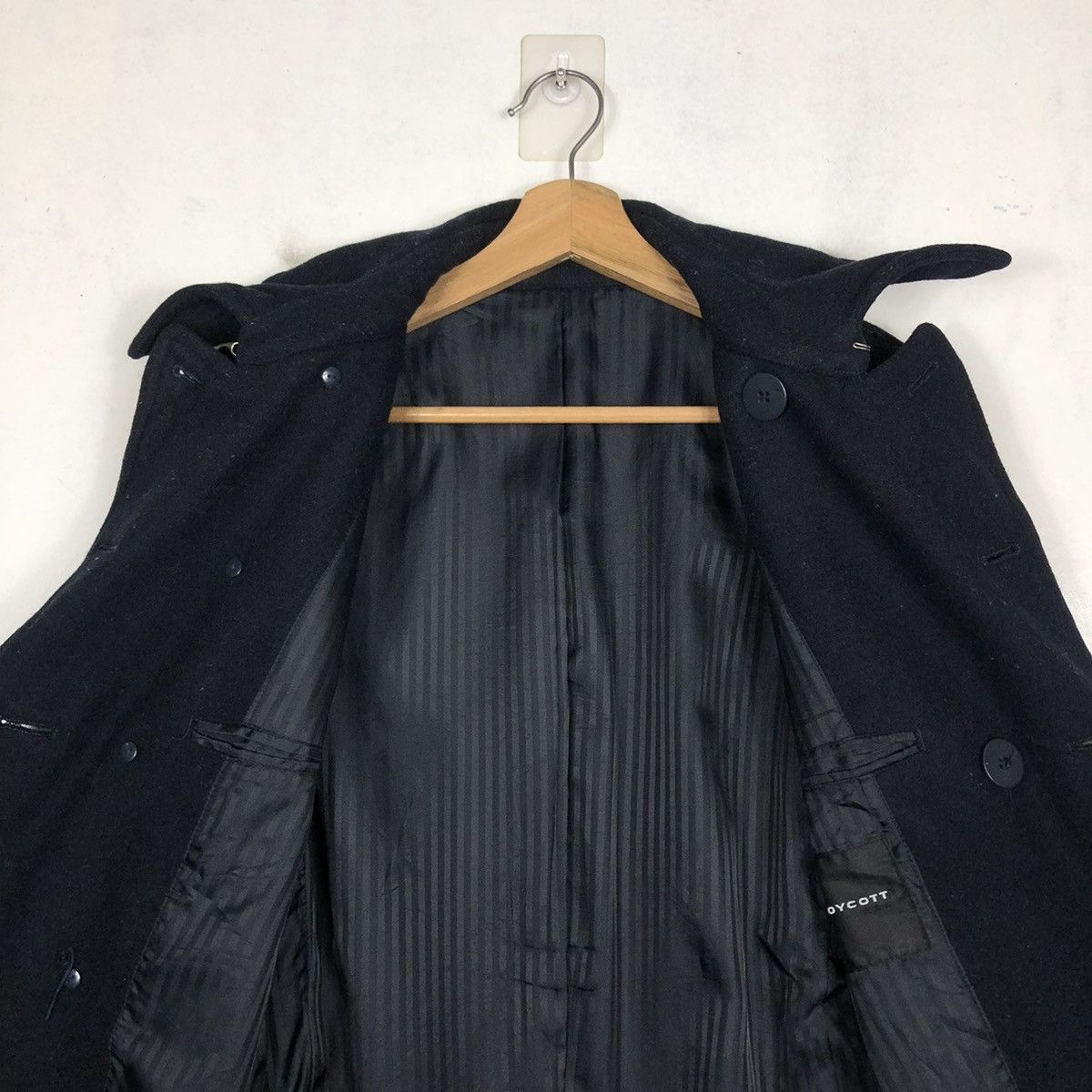 Hysteric Glamour 📌CROPPED WOOL BIKER JACKET BOYCOTT DOUBLE COLLAR Size US M / EU 48-50 / 2 - 15 Thumbnail