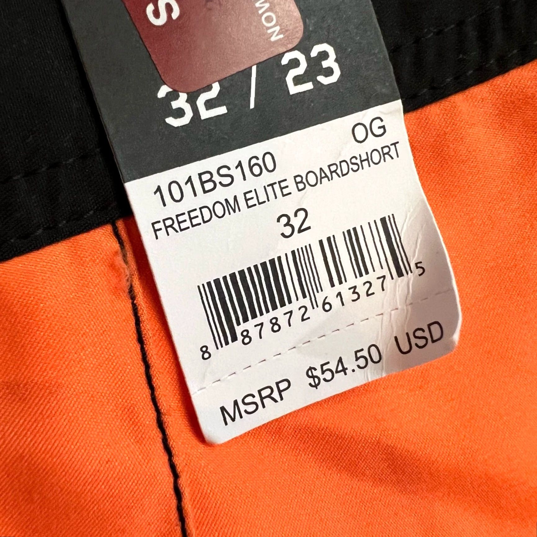 Affliction Affliction Shorts Mens 32 Orange Freedom Defender Board Shorts Swimwear Trunks Mens Regular Orange 32 Board Shorts Affliction Size US 32 / EU 48 - 5 Thumbnail